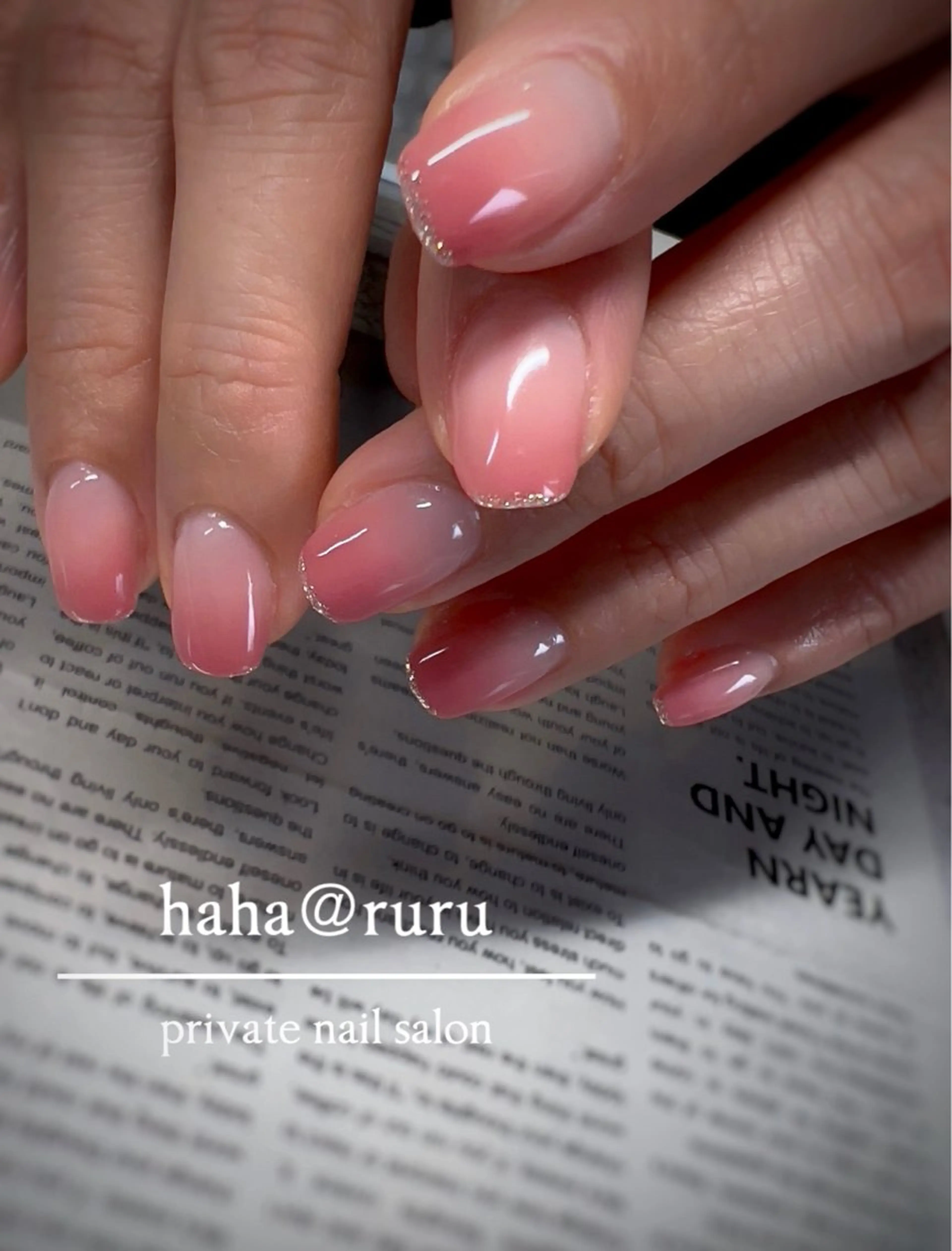 ネイル グラデーション ハンドネイル haha@ ruruのネイルデザイン