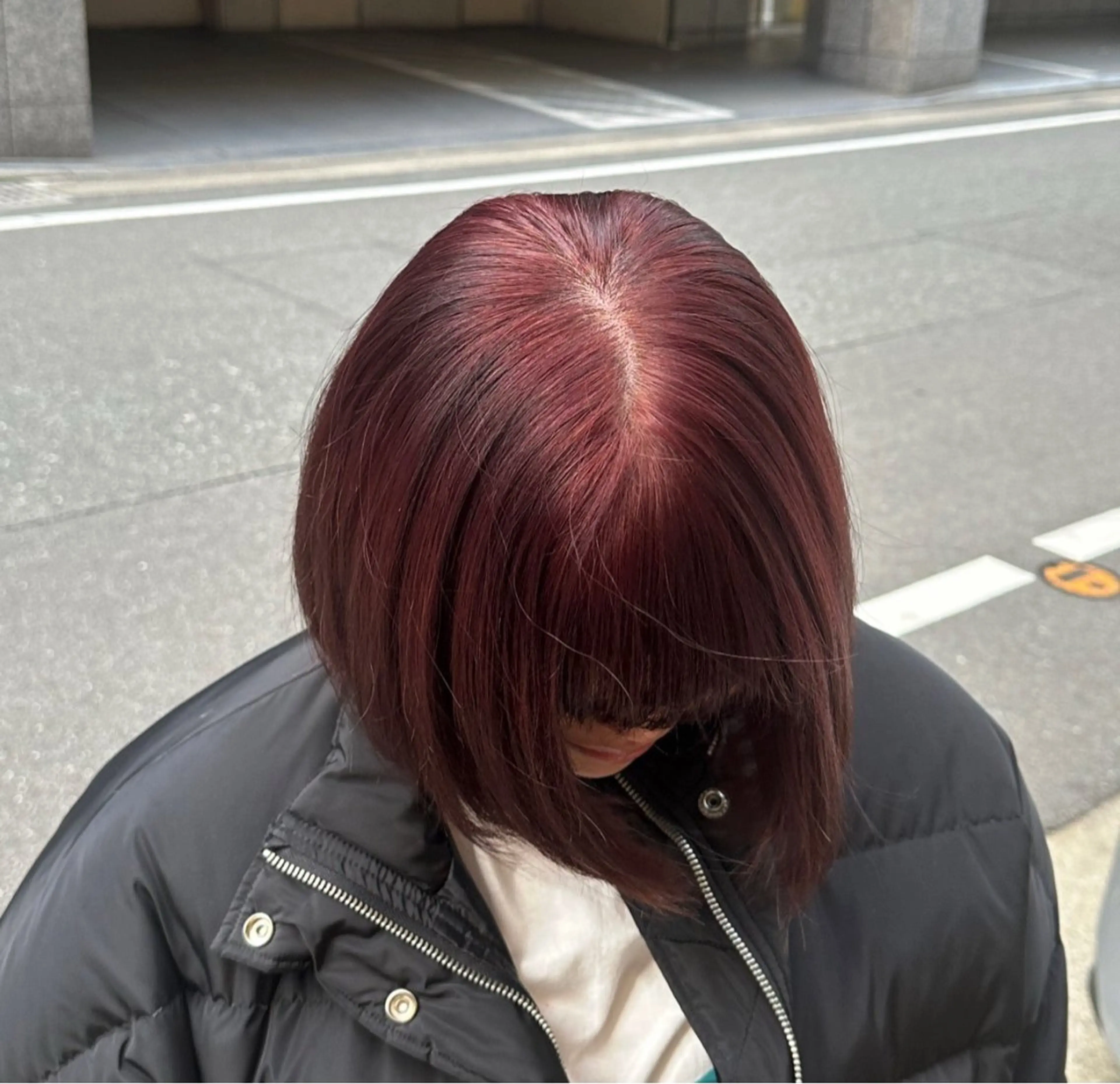 ショート カラー あゆみ︎︎✮／ 暖色カラー／博多のヘアスタイル