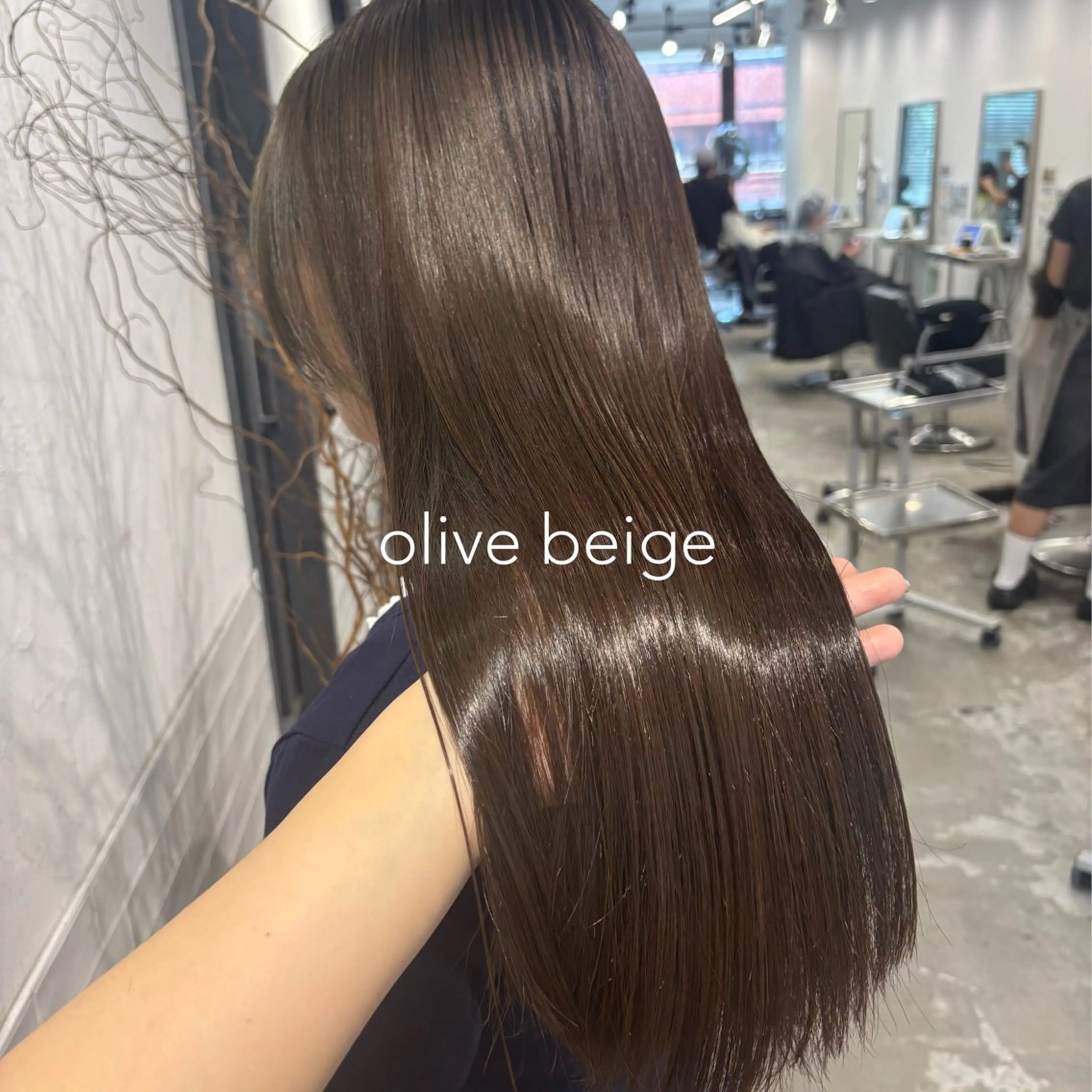 セミロング カラー カット ヘアカラー トリートメント 髪質改善ストレート /暖色カラー🎀🪞のヘアスタイル