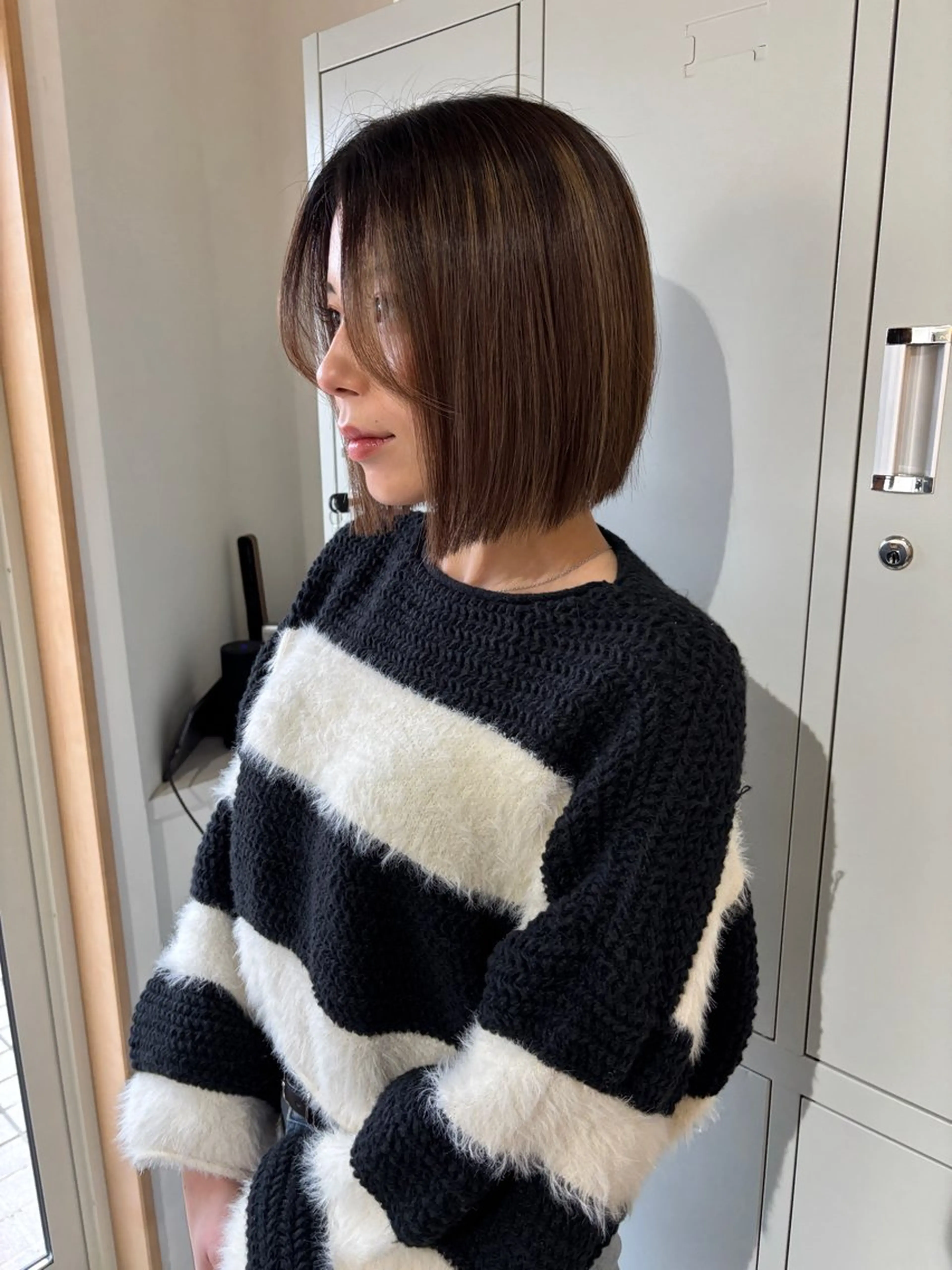 ショート ブリーチカラー🤍 髪質改善🌟のヘアスタイル