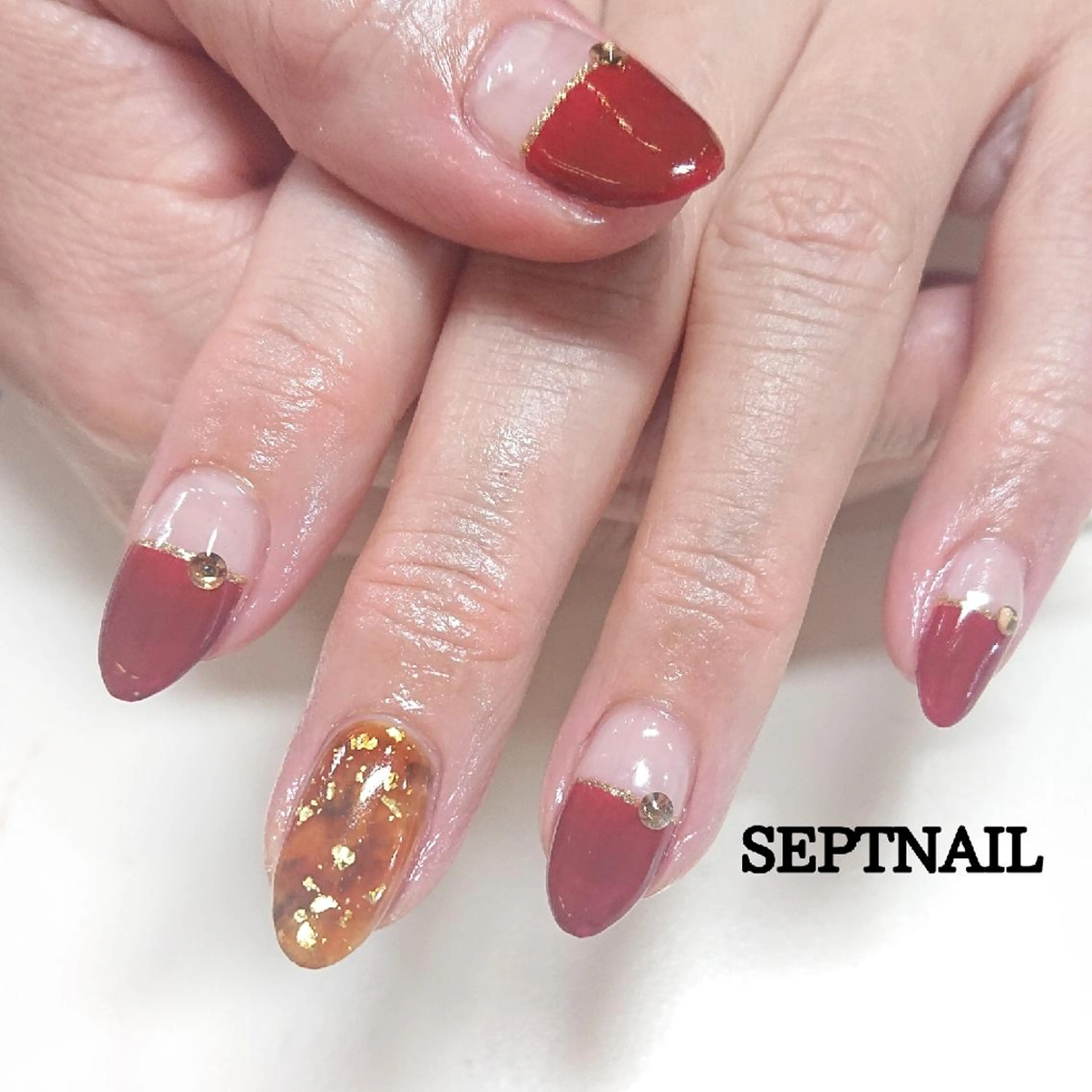 ネイル SEPTNAIL 中澤のネイルデザイン