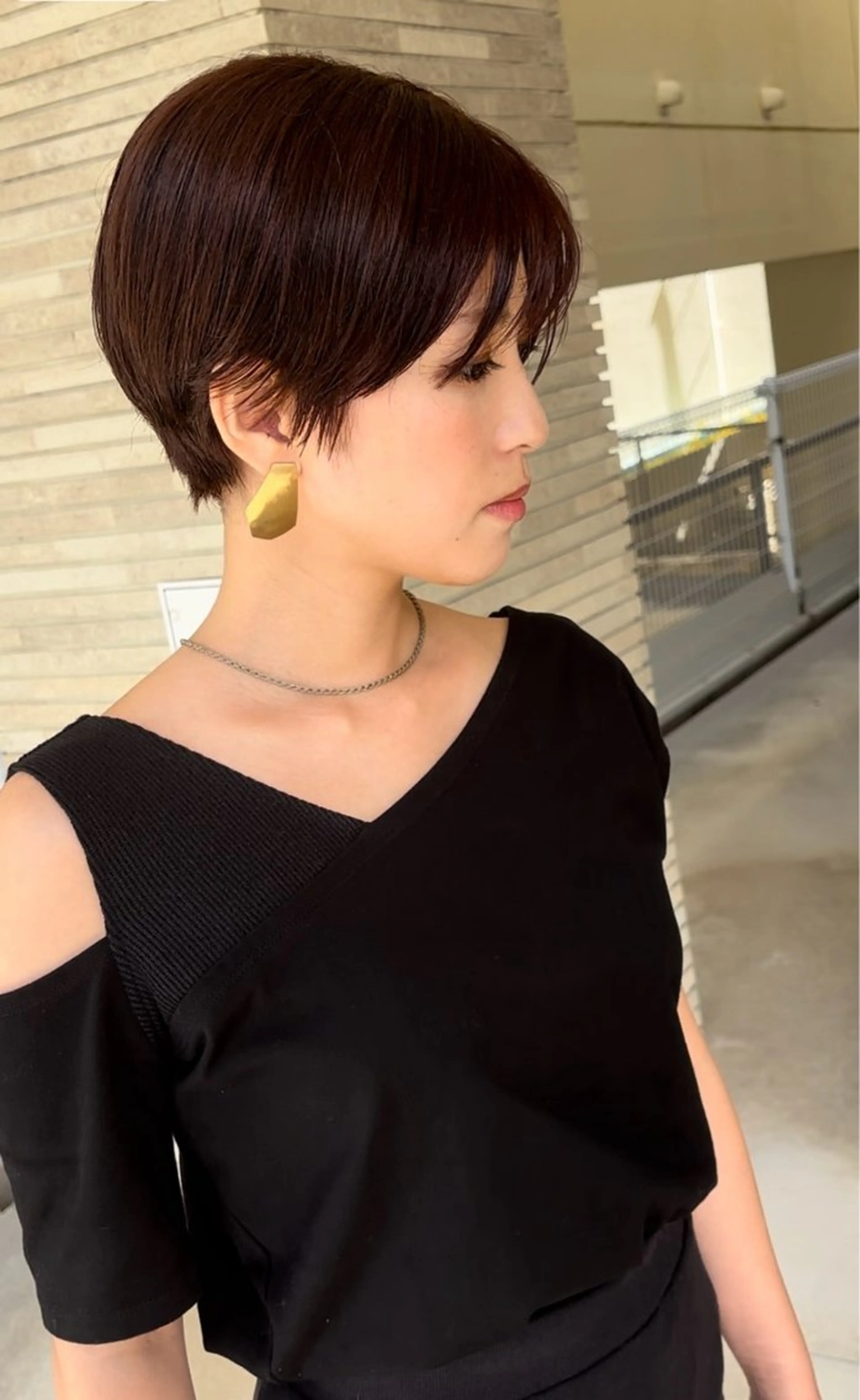 ショート カラー イルミナカラー カット ヘアカラー grand juteのヘアスタイル