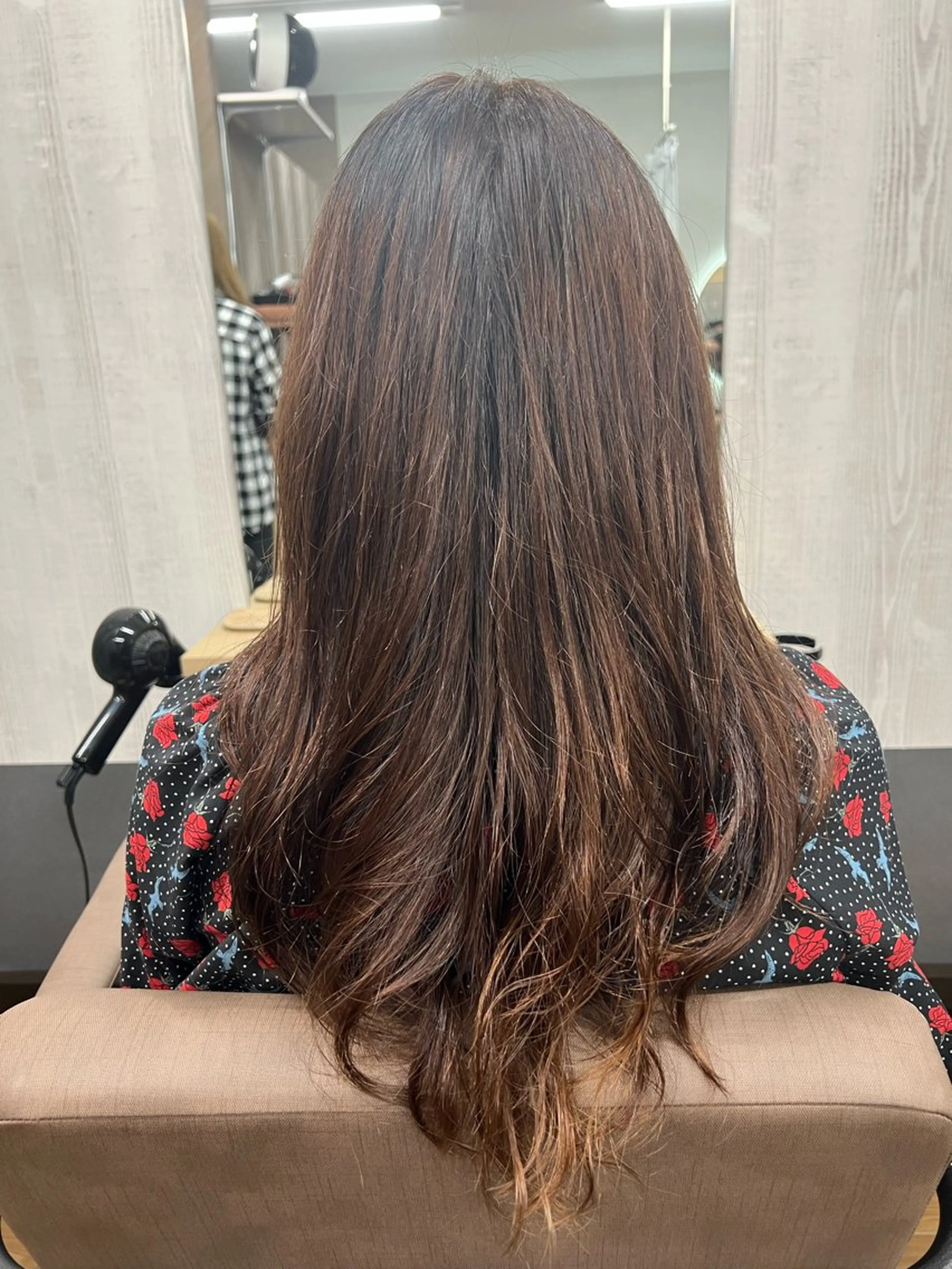 セミロング カット ヘアカラー トリートメント TELA HAIR 幕張本郷所属・TELA HAIR 幕張本郷店　千尋のヘアスタイル