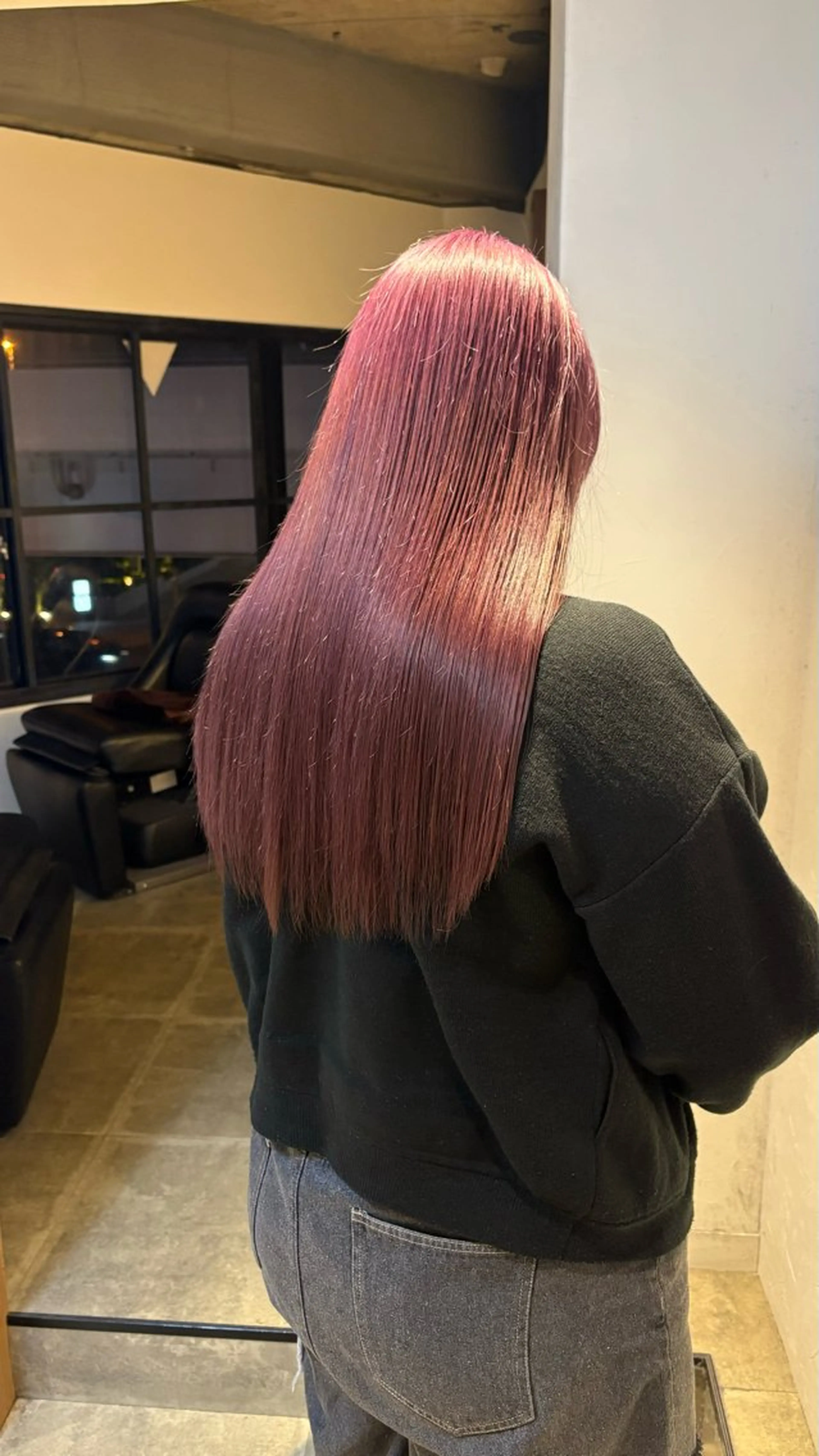 ロング カラー 艶カラー/韓国顔周り 🎀mamiのヘアスタイル