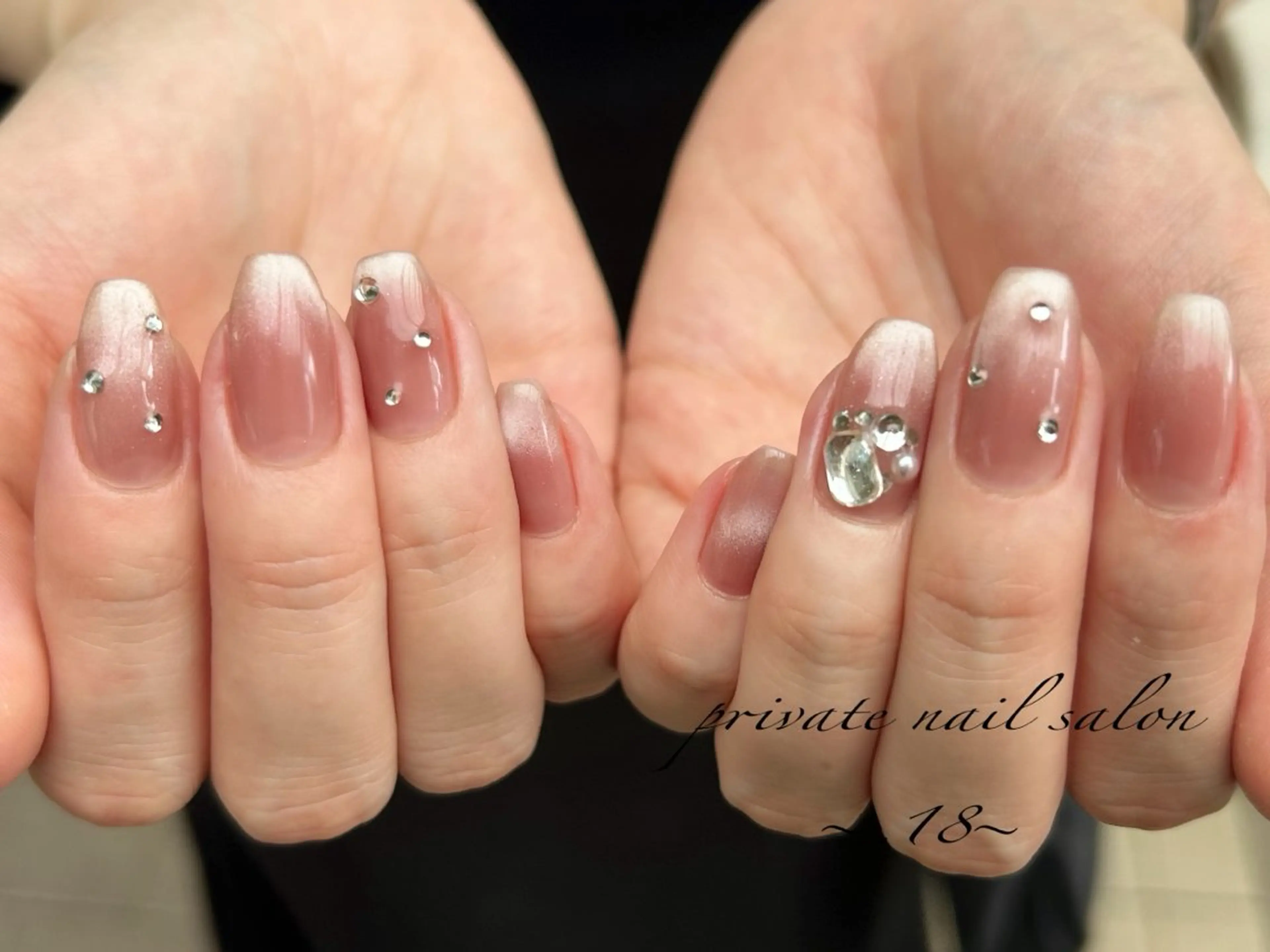 ネイル 長さ出し ジェルネイル 持ち込み パラジェル private nail salon〜.18〜所属・.18 〜のネイルデザイン