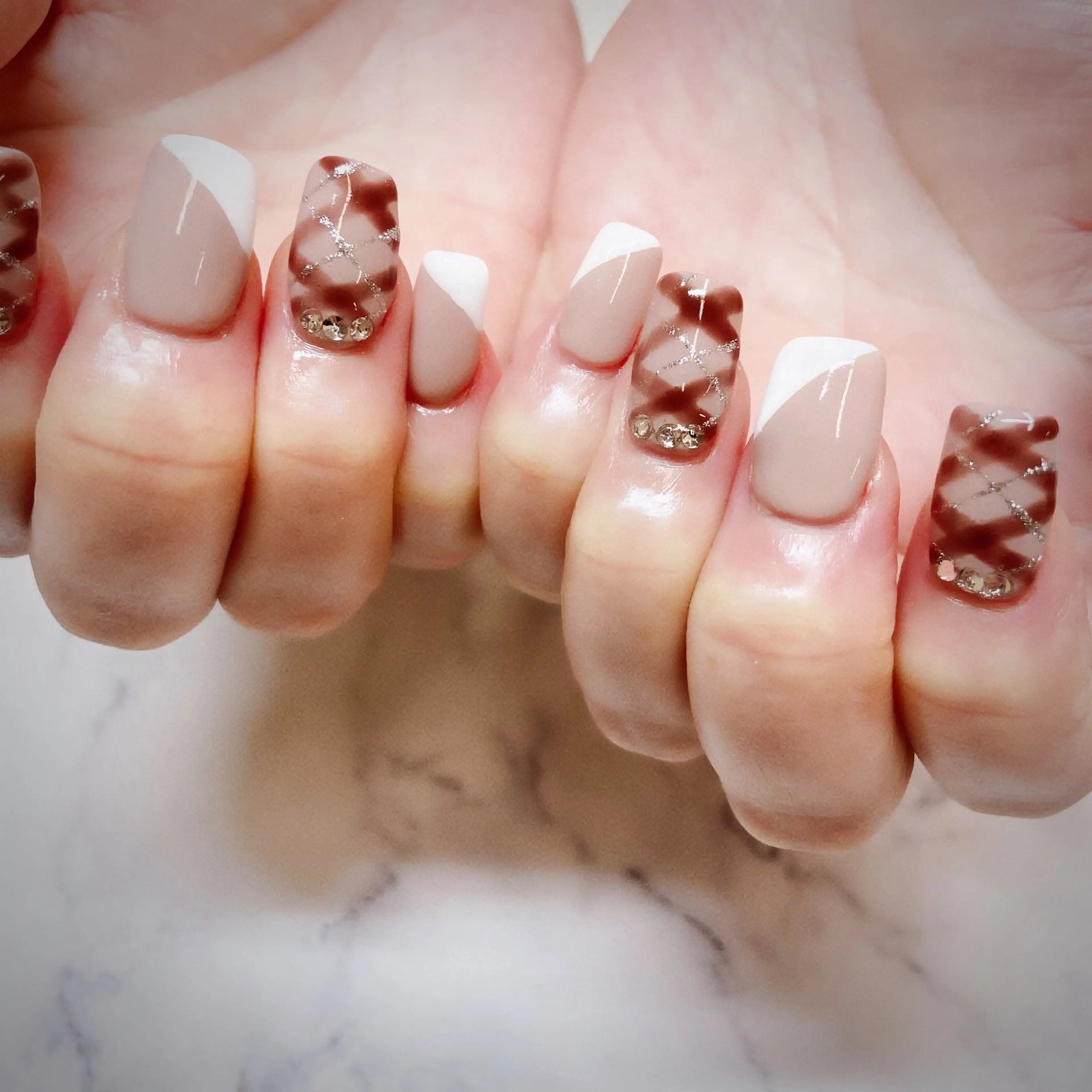 ネイル ハンドネイル 柘植 祐子のネイルデザイン