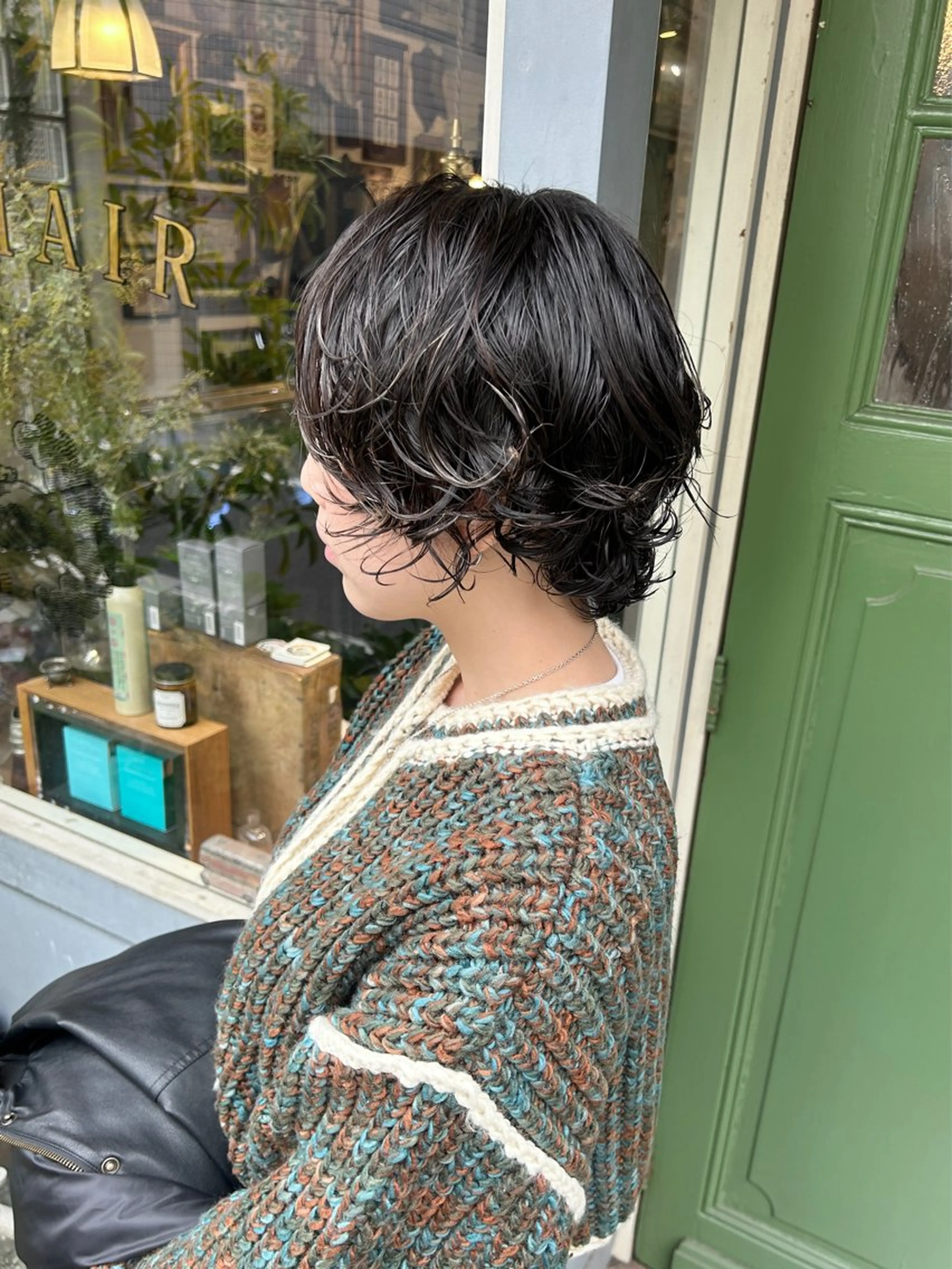 ショート パーマ カット パーマ トリートメント 清水千優/パーマ/透 明感カラー/メンズのヘアスタイル