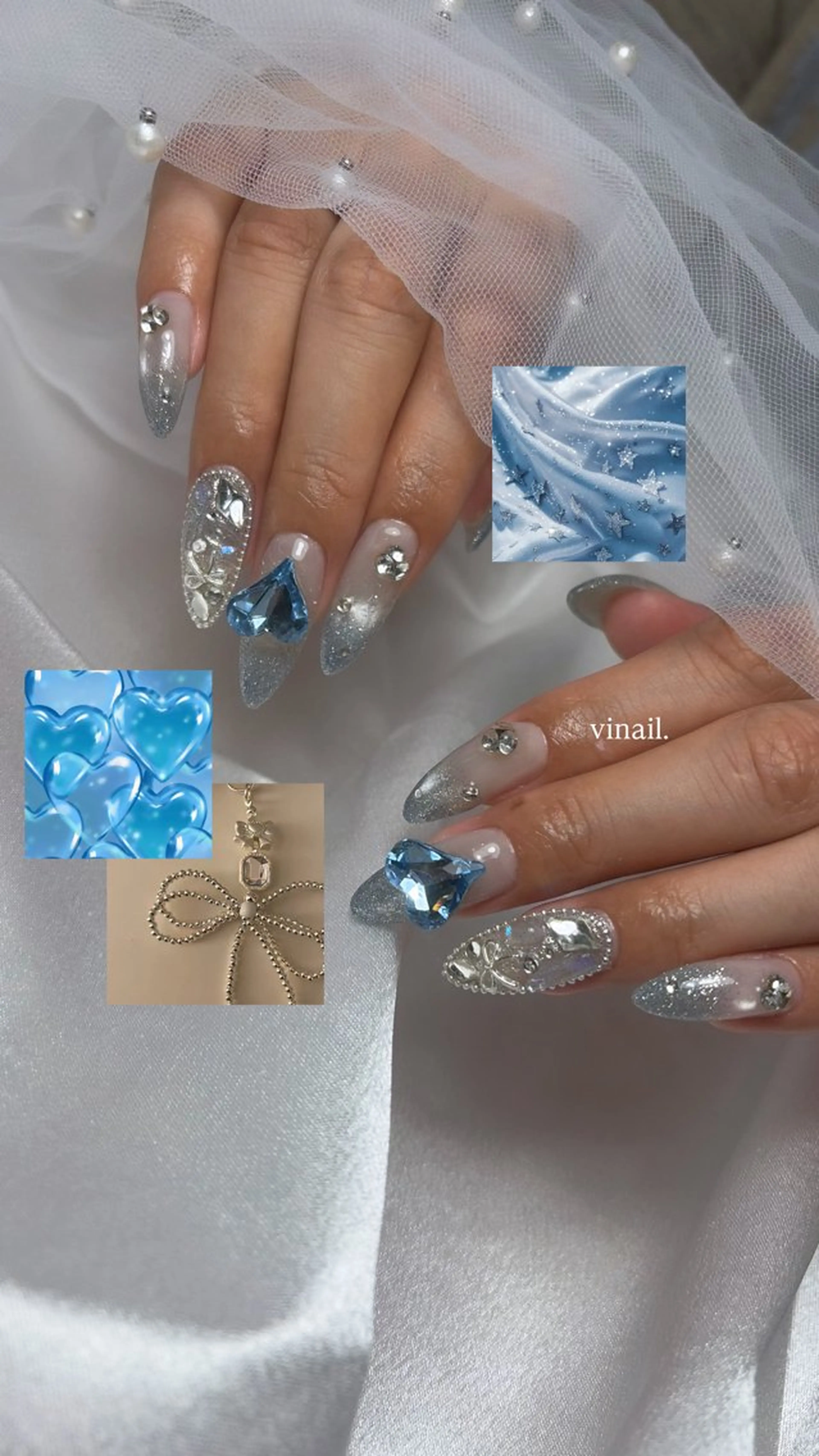 ネイル ロングネイル ハンドネイル vinail.／k.beauty center所属・vinail. ビネルのネイルデザイン