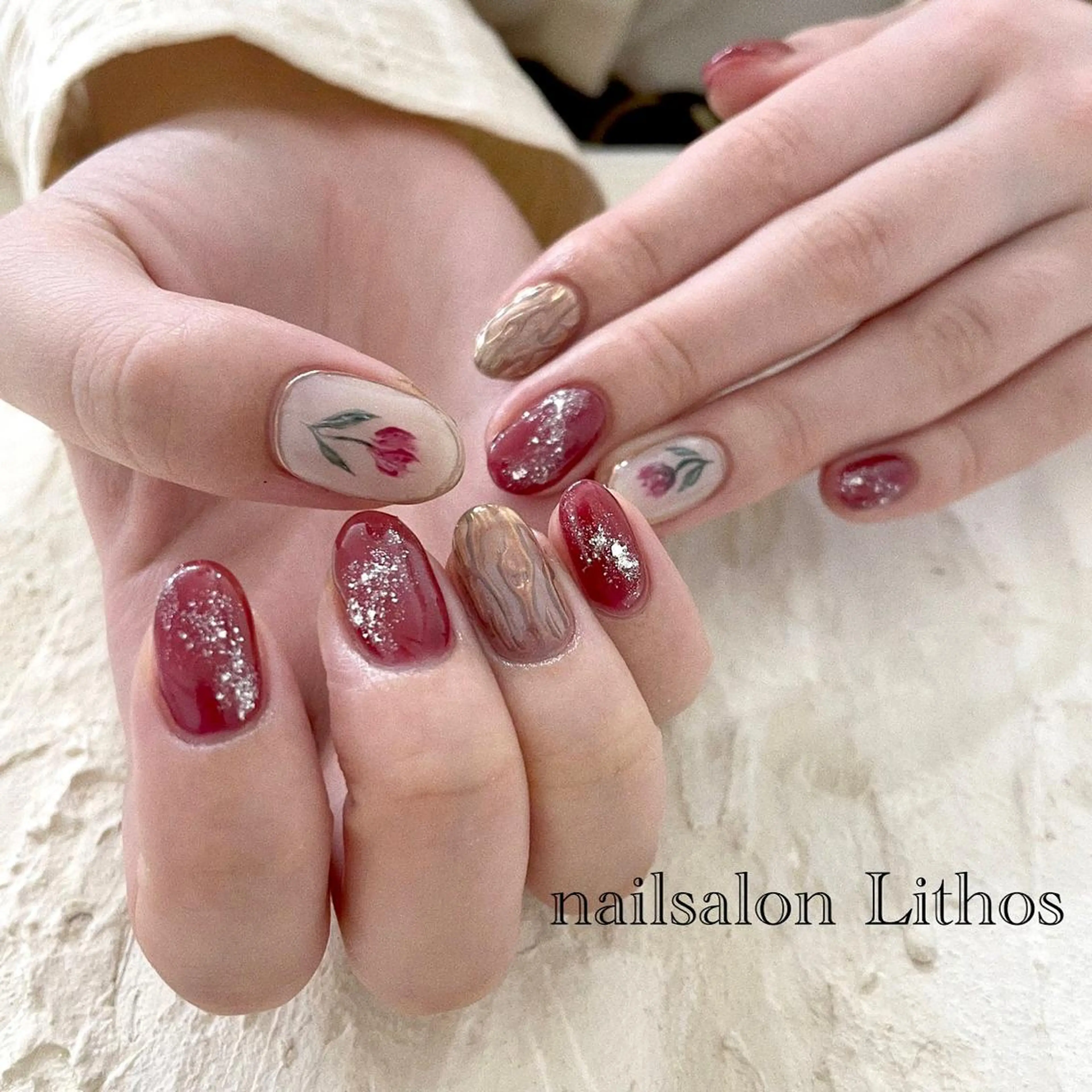 ネイル アートネイル ハンドネイル nailsalon Lithos所属・nailsalon Recontreのネイルデザイン