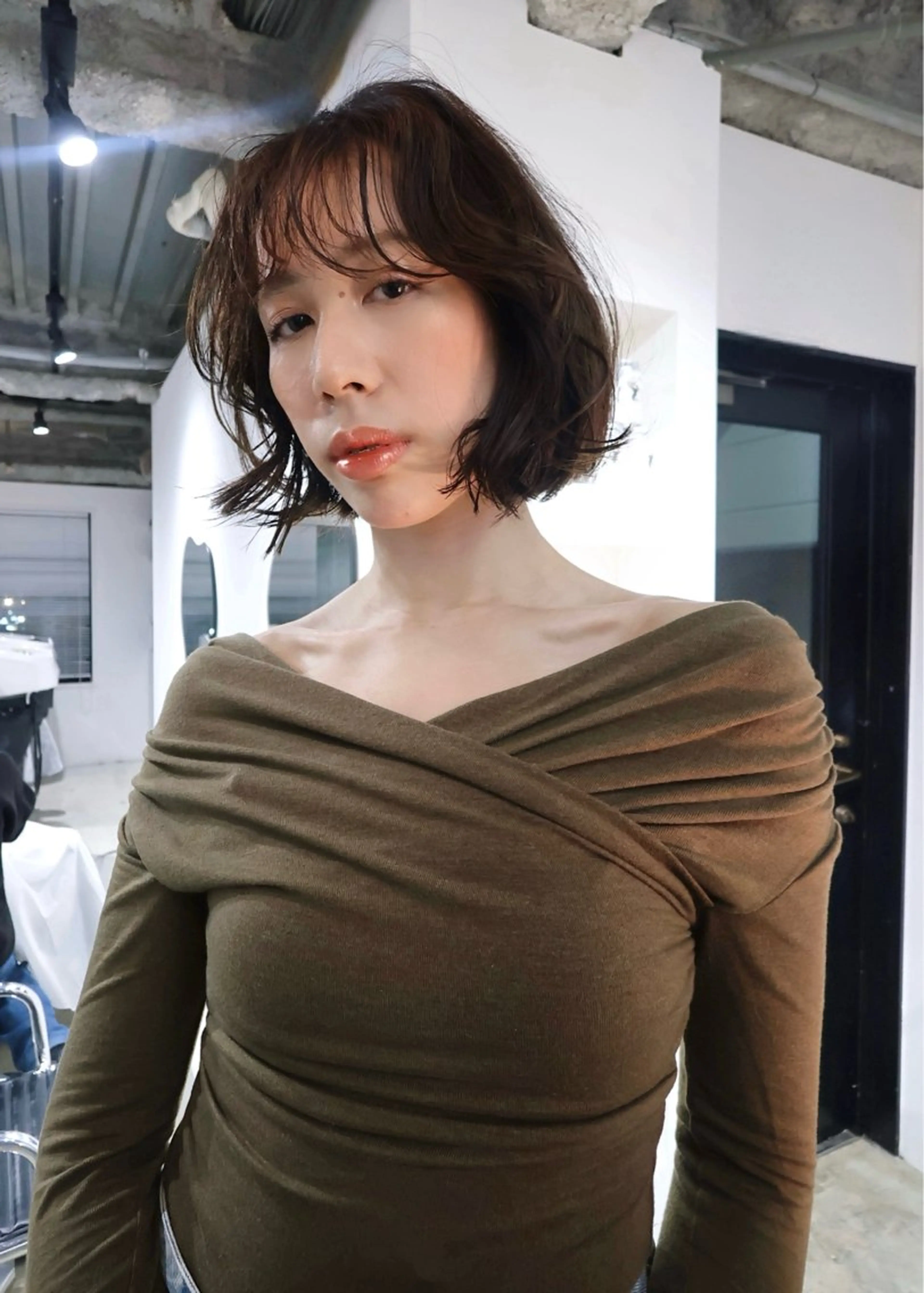 セミロング カット ヘアカラー groovy所属・学芸大学 /ボブ SaKuraのヘアスタイル