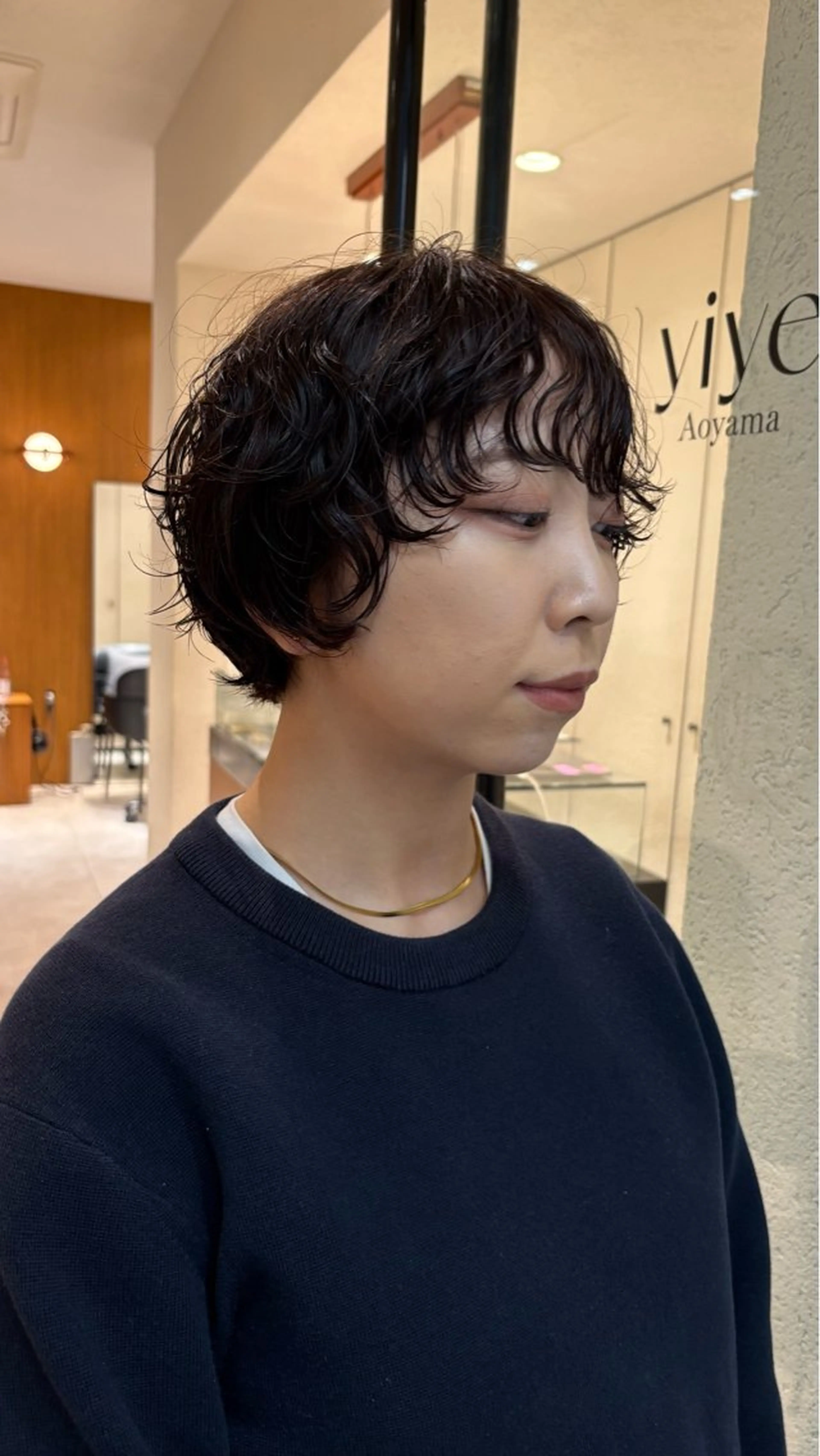 ショート パーマ 《無料カットモデル / perm》ナミのヘアスタイル