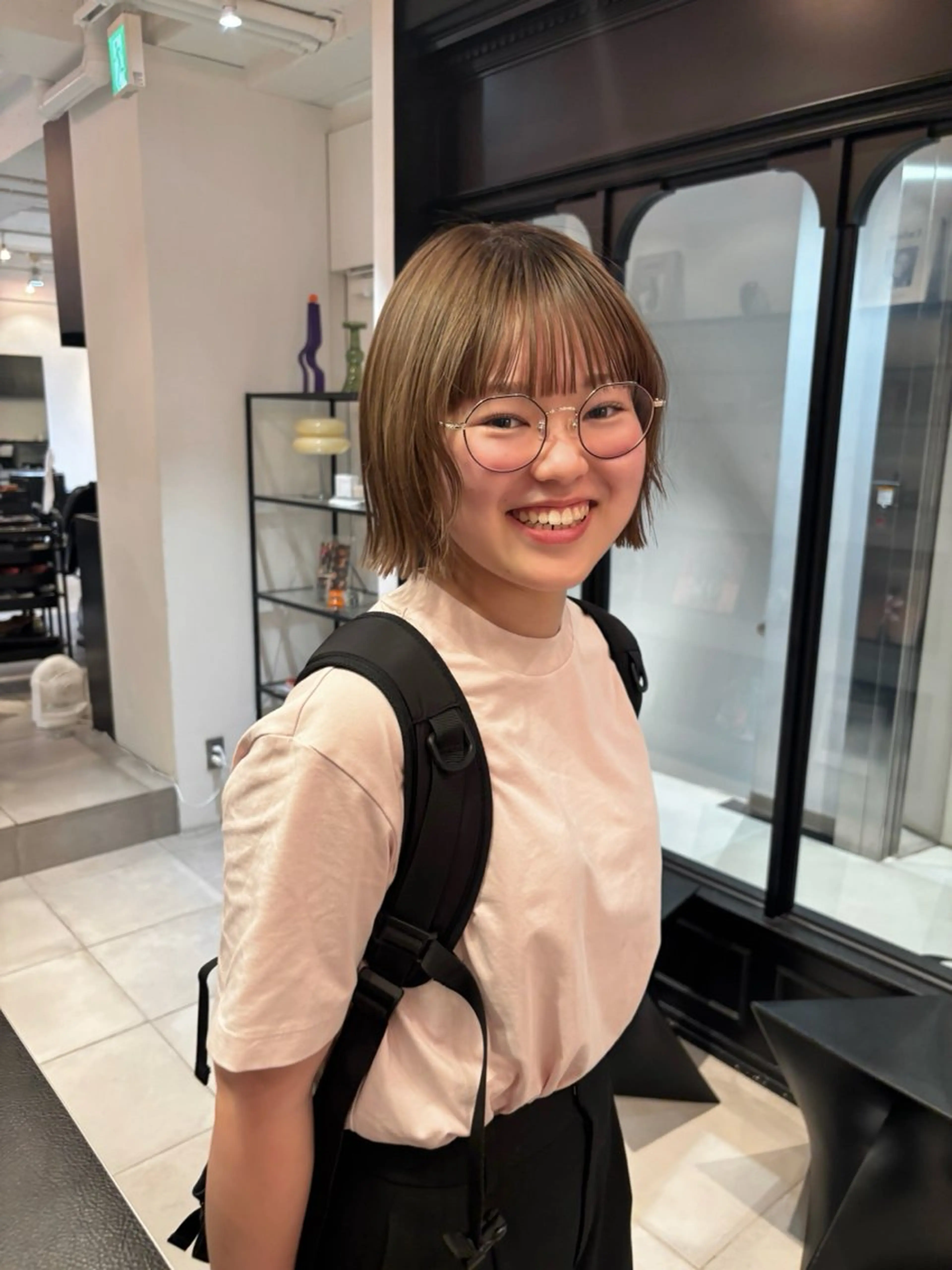 ショート rizu　/ ボブ /中明度カラー❤︎のヘアスタイル