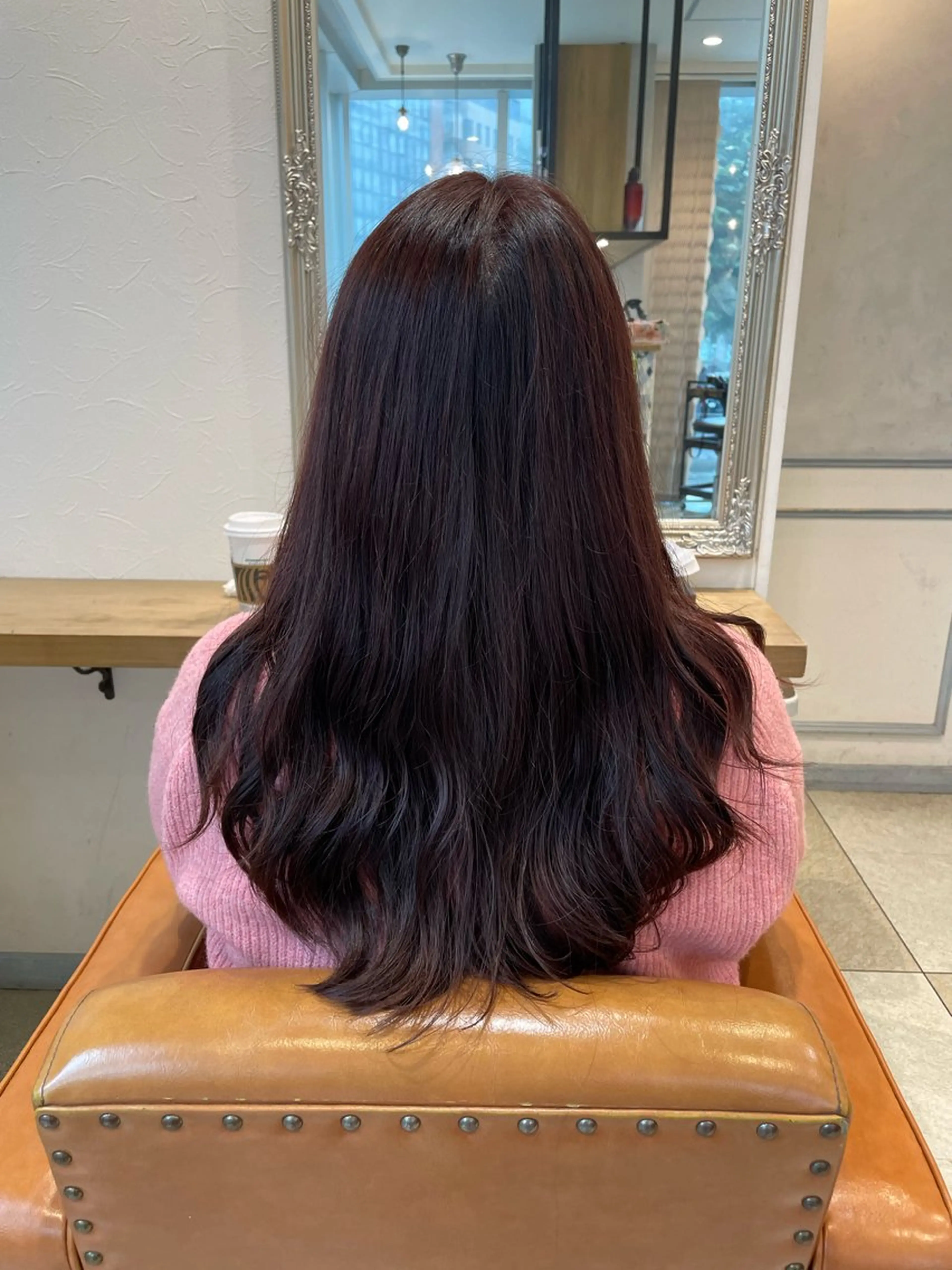 ロング カラー パーマ カット ヘアカラー 🌻あらしろ なつき🌻のヘアスタイル