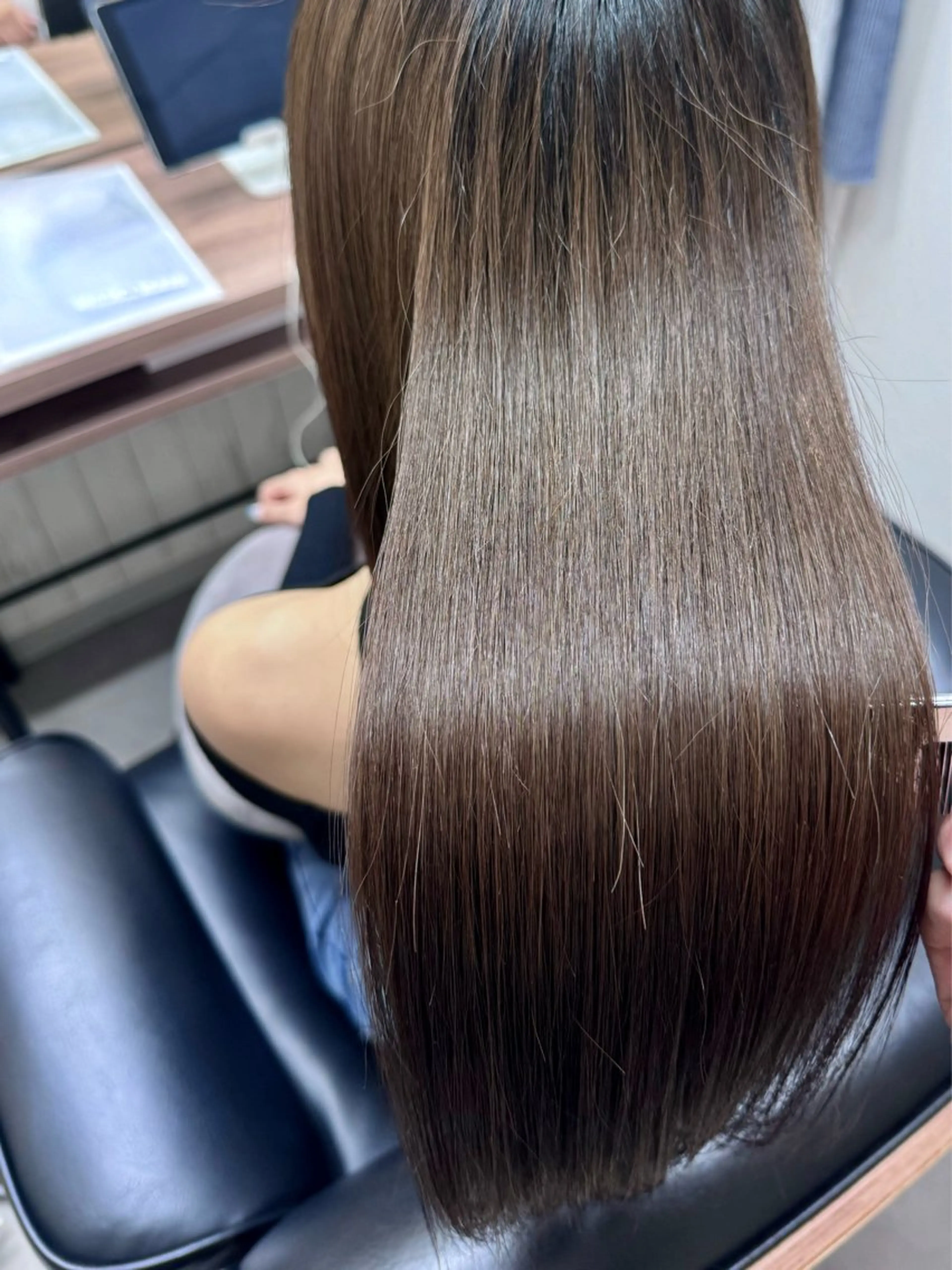ロング 髪質改善 韓国風ヘア レイヤーカット 縮毛矯正 トリートメント The Apartment of Solon 船橋 2nd所属・高橋潤⚜️縮毛矯正 /NEO髪質改善のヘアスタイル