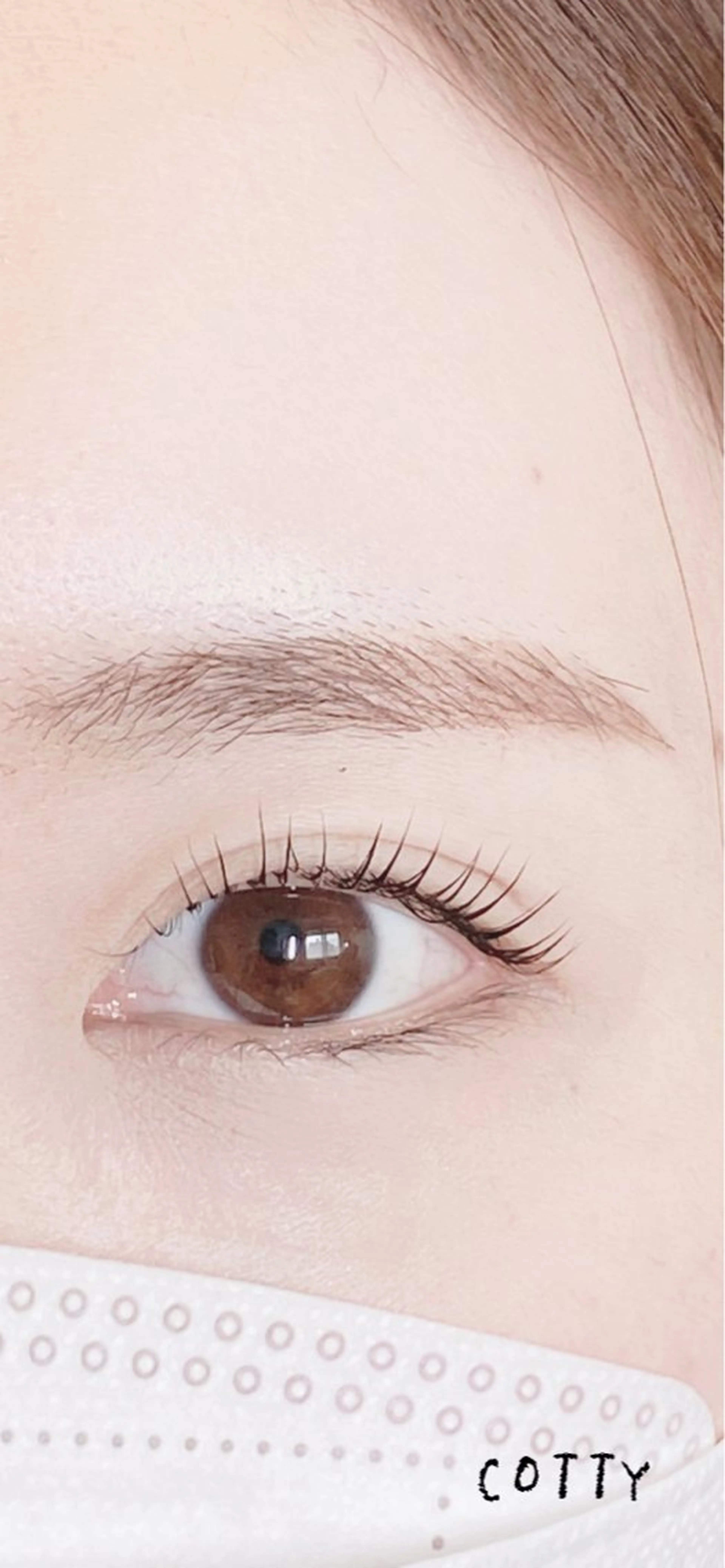 まつ毛カール(上のみ)トリートメントなし。の写真