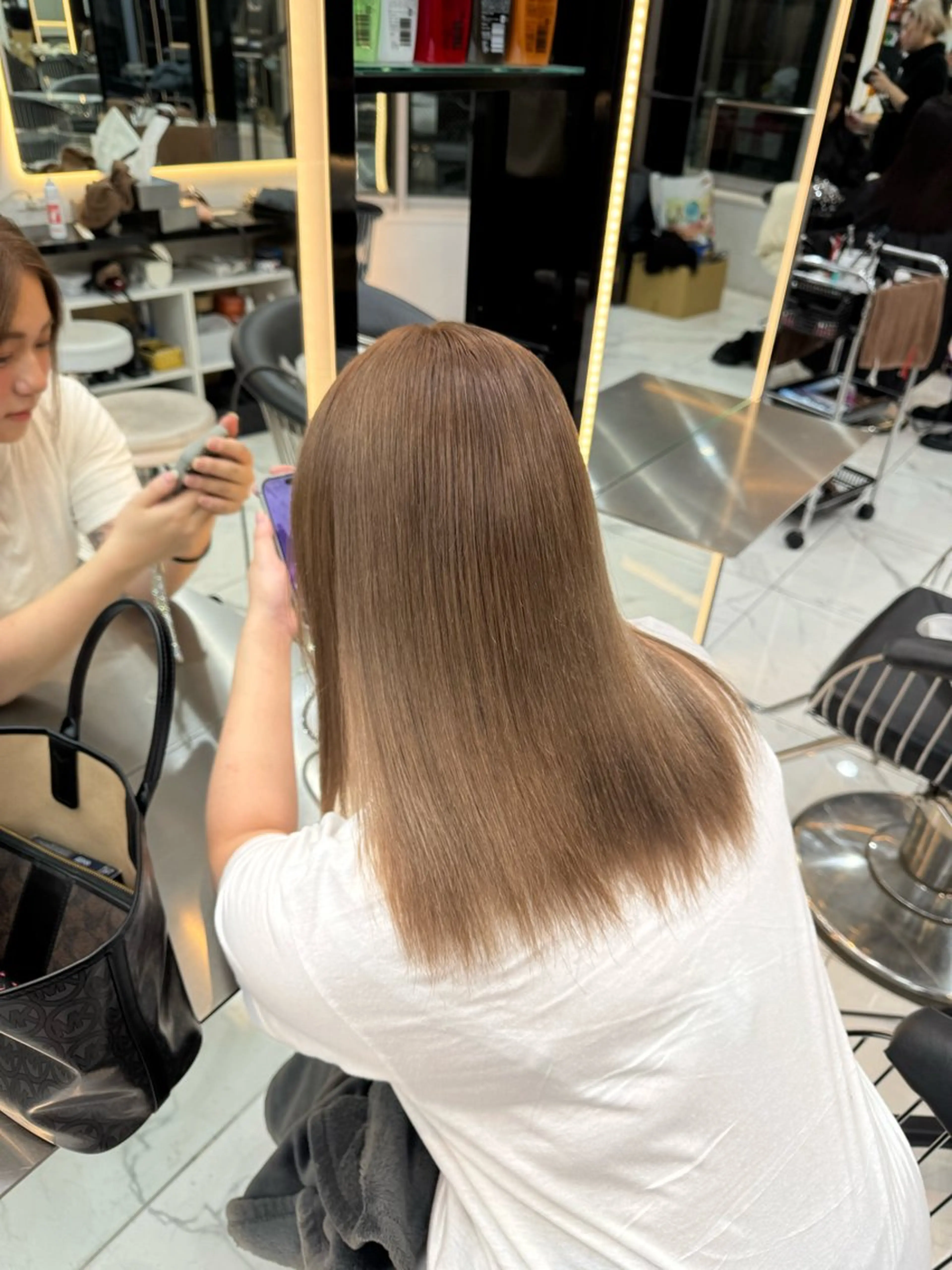 セミロング カラー Lapis渋谷本店 Rikoのヘアスタイル