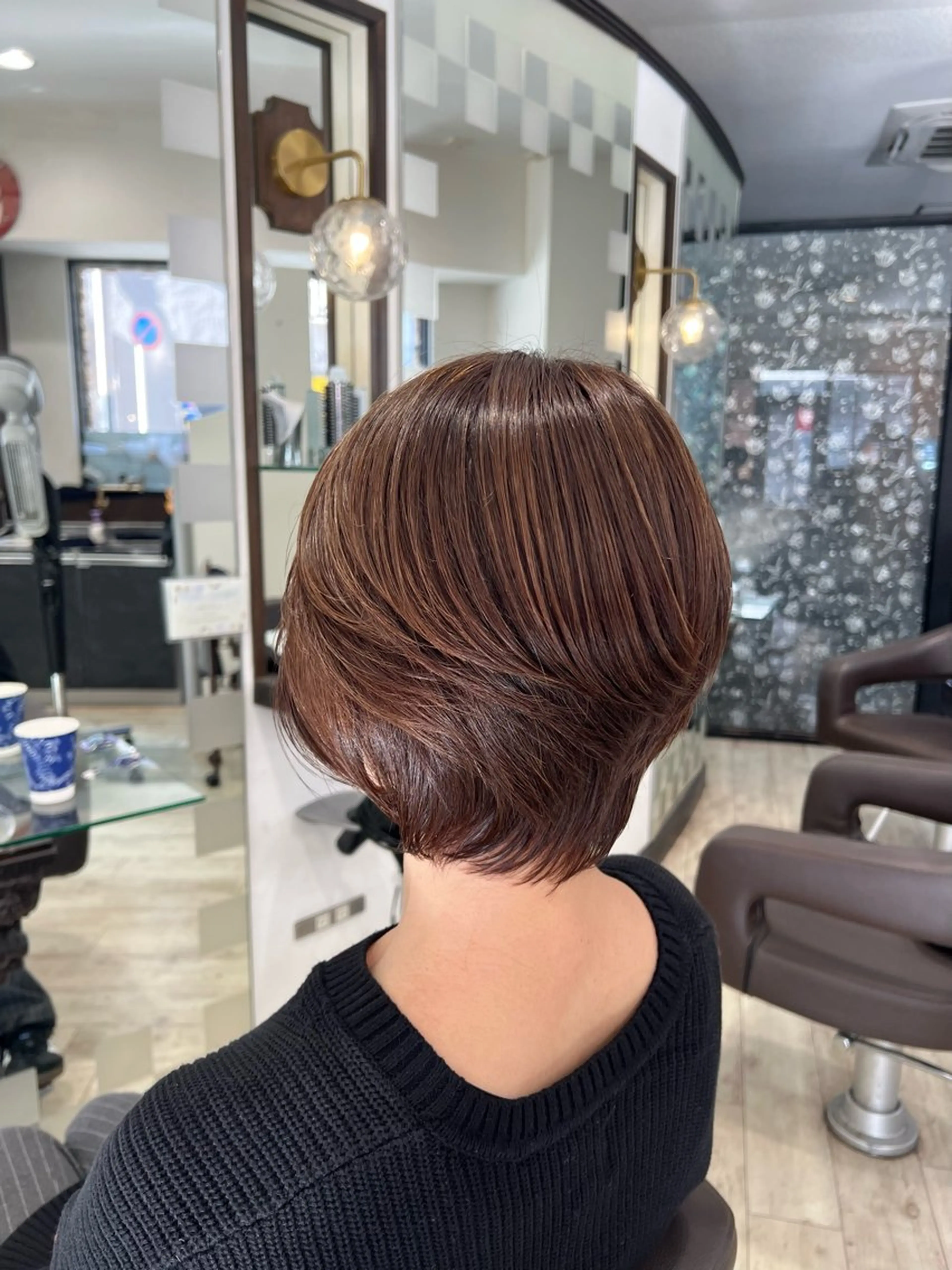 ショート カラー ショートヘア トリートメント カット ヘアカラー トリートメント kataoka ryotaのヘアスタイル