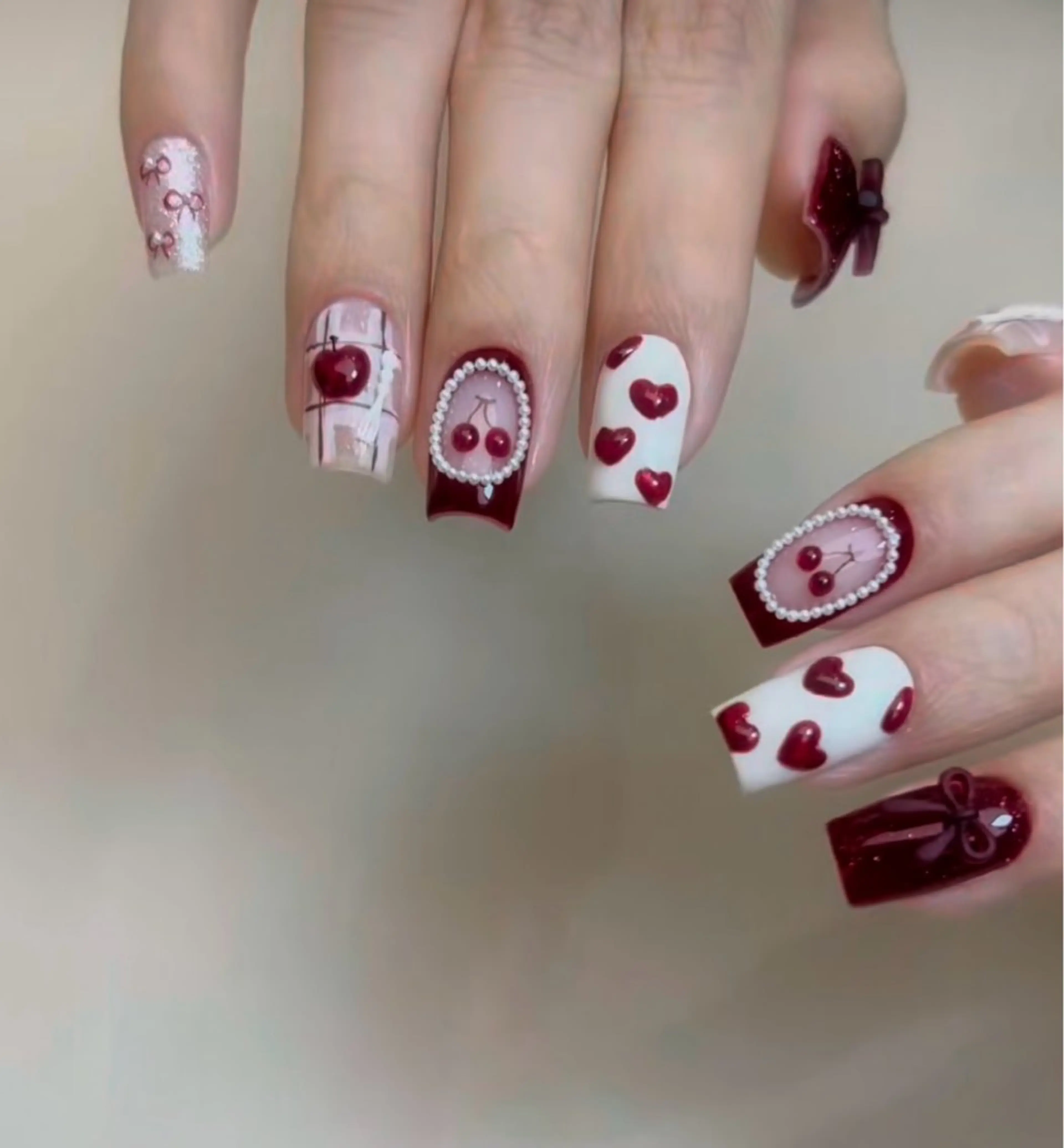 ネイル 長さ出し 持ち込み hello.nail所属・Horie 雪のネイルデザイン