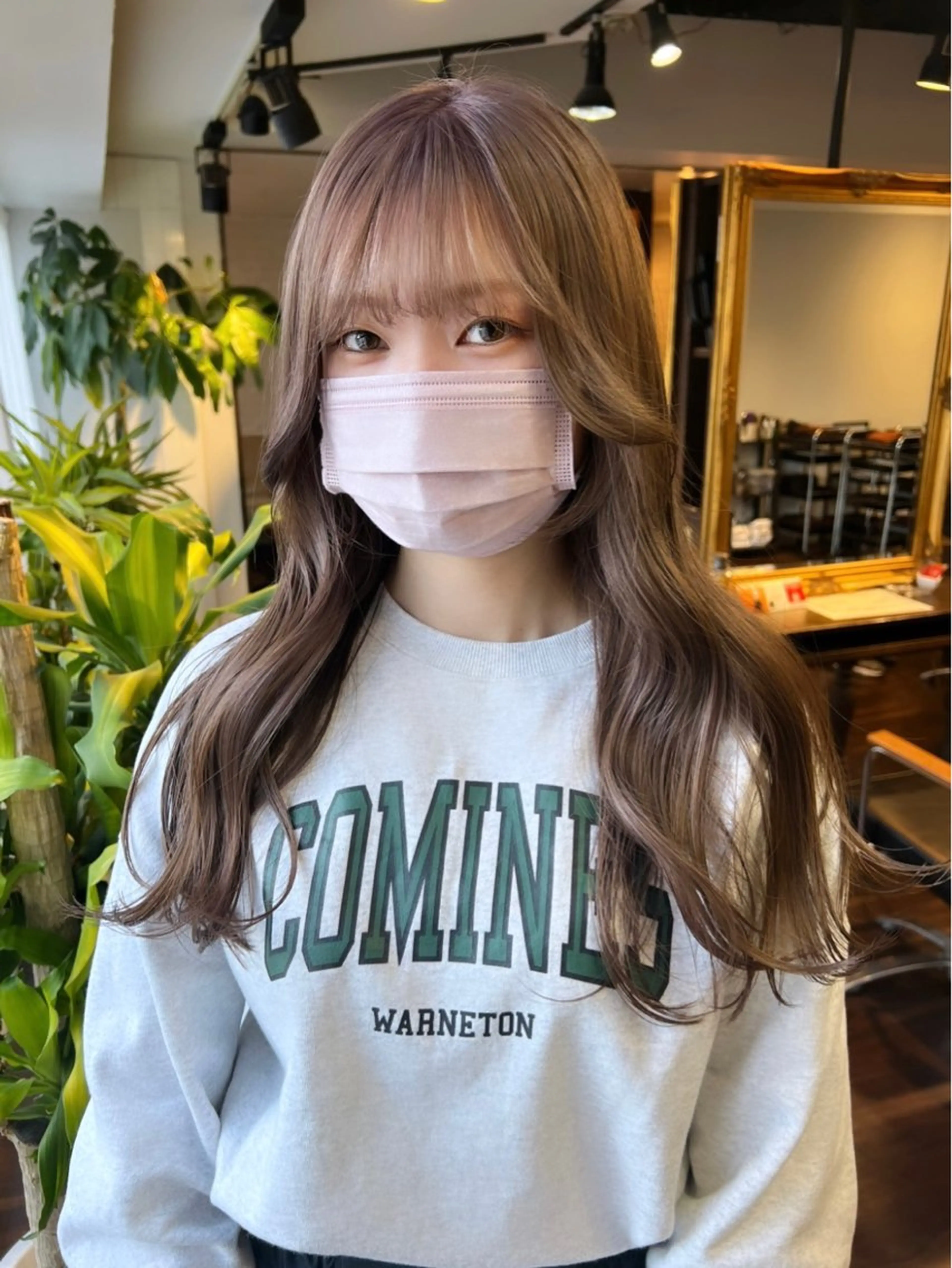 ロング カラー ブリーチ ケアブリーチ 透明感カラー デザインカラー ダブルカラー nendo_hair所属・ハイトーン/ボブ 🎀sonokaのヘアスタイル