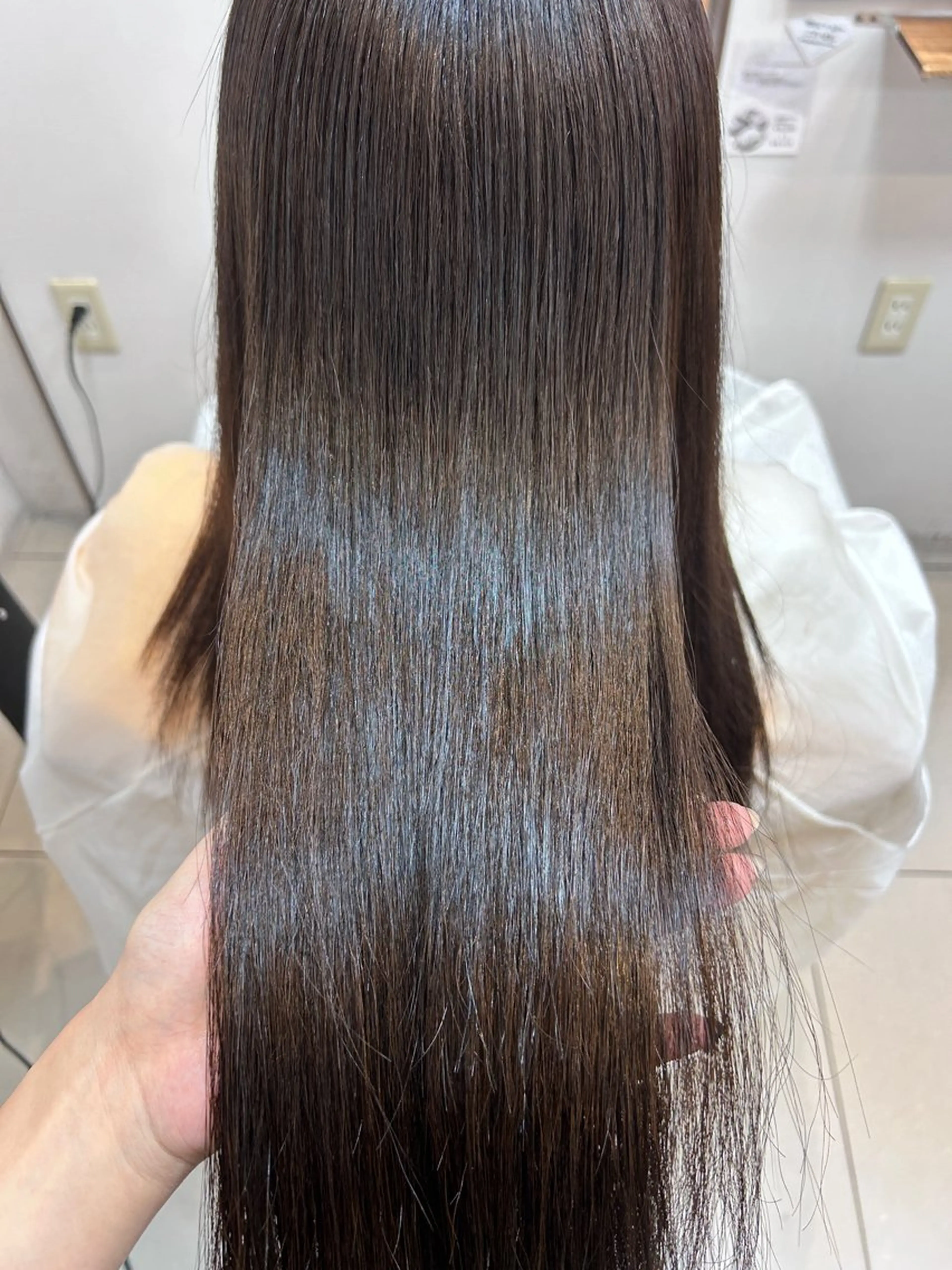 ロング カラー 髪質改善 ヘアカラー トリートメント 阪田 真奈未のヘアスタイル