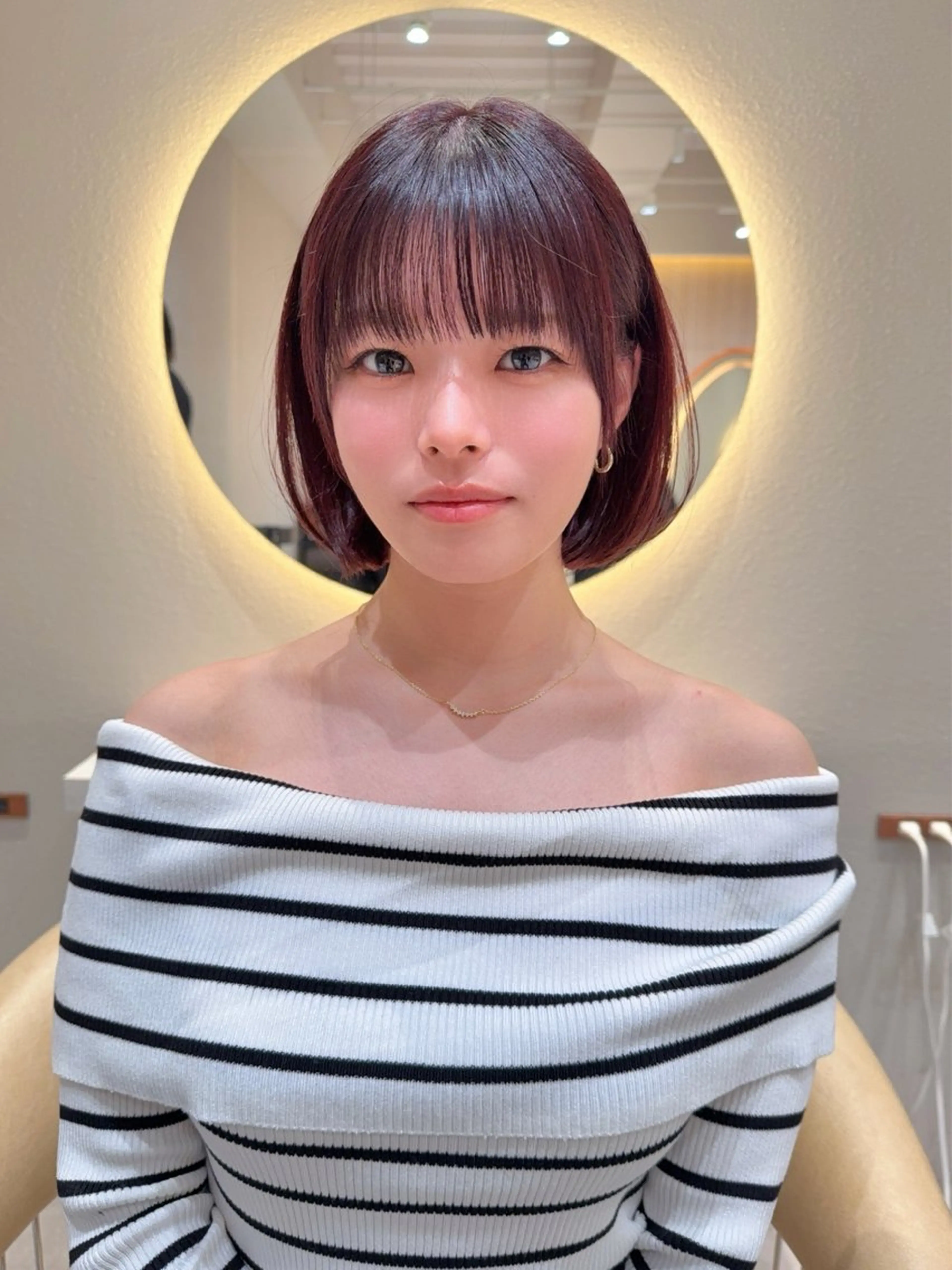 ショート カラー カット ヘアカラー トリートメント レイヤー❣️縮毛矯正 川村利幸のヘアスタイル