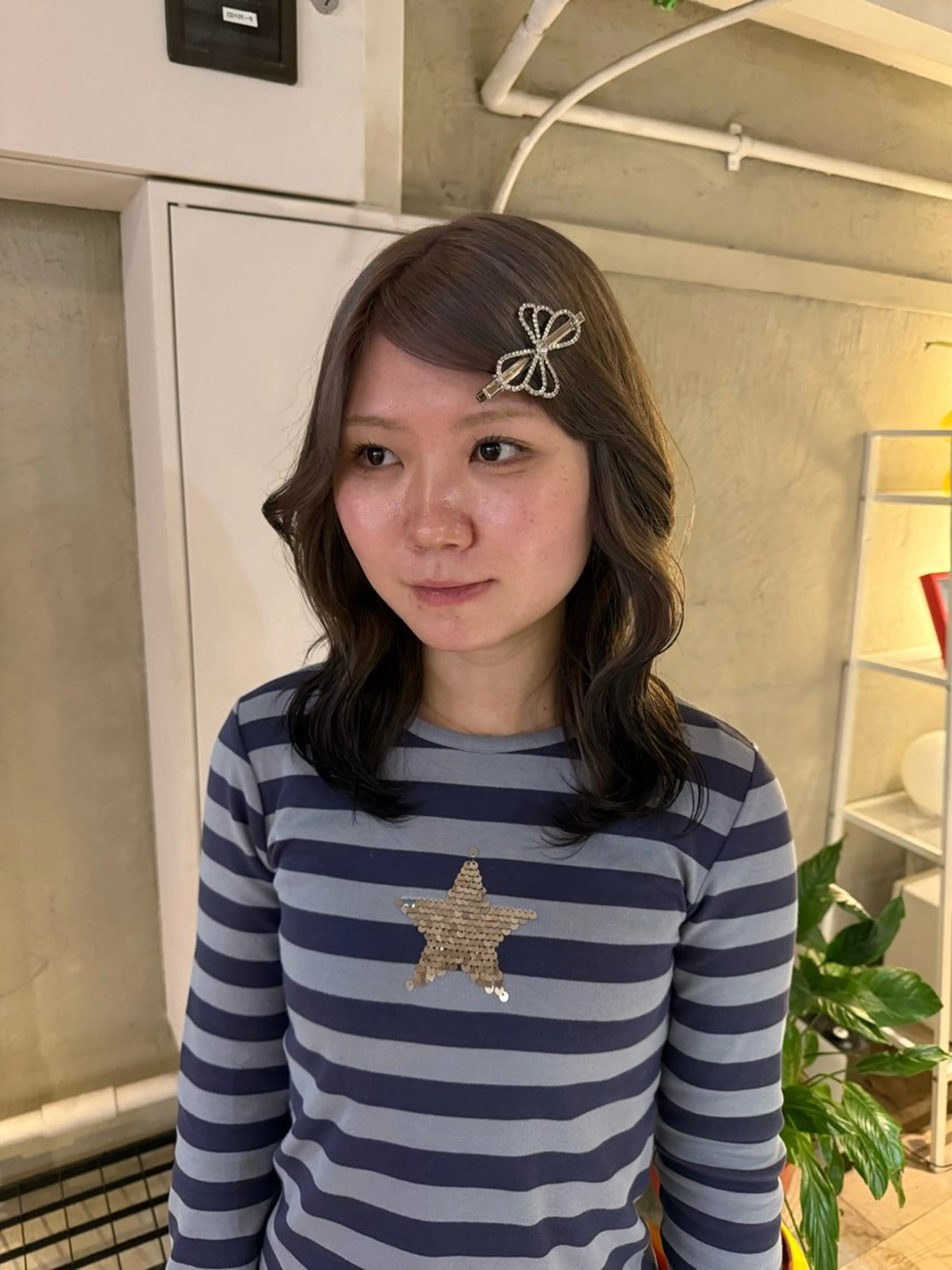 セミロング カラー ヘアアレンジ ヘアカラー トリートメント 海外/ハイトーン🪽 ☯️ami☯️のヘアスタイル