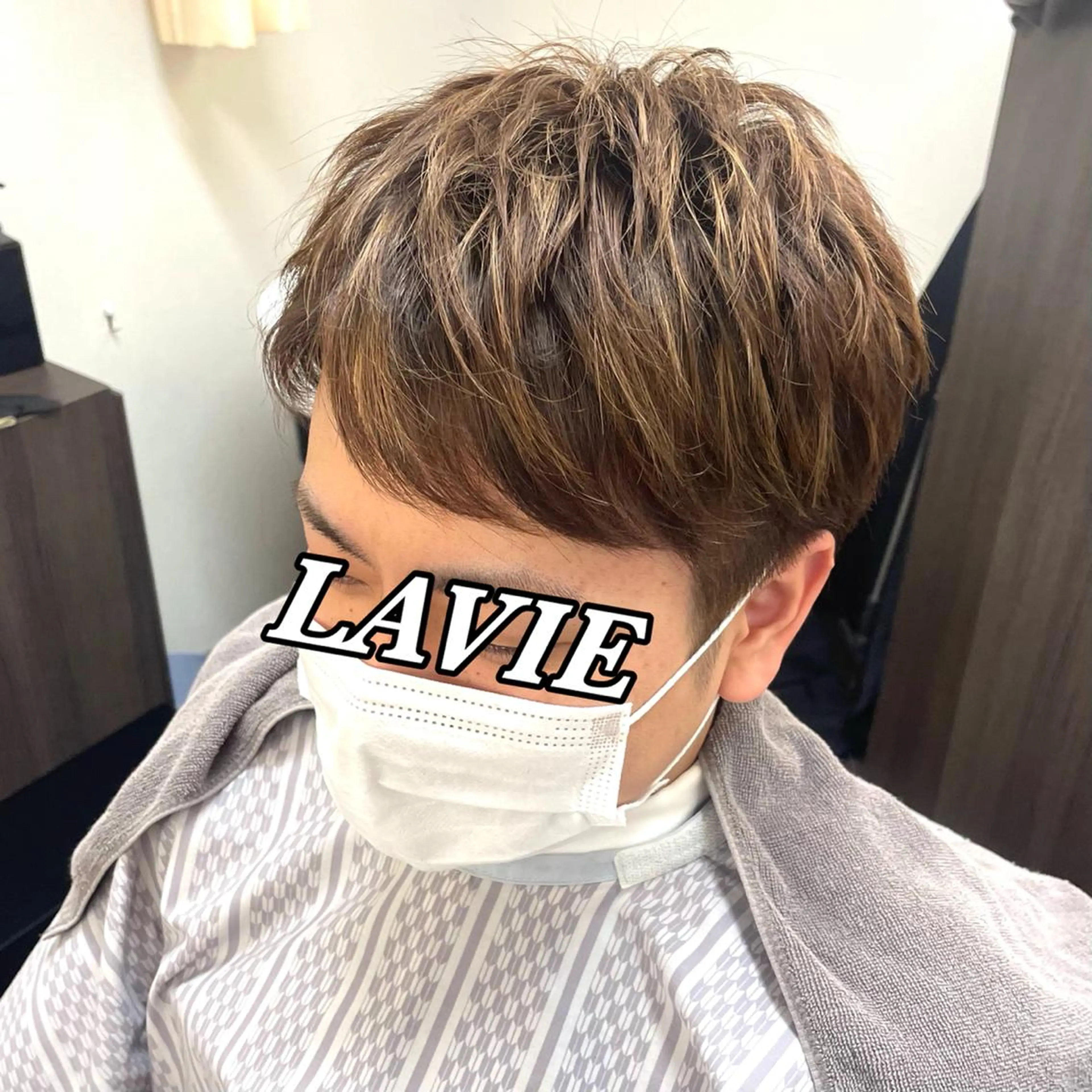 ミディアム メンズ ラヴィニュースタンダードバーバー中野店所属・💈TAMOGAMI AMI💈のヘアスタイル