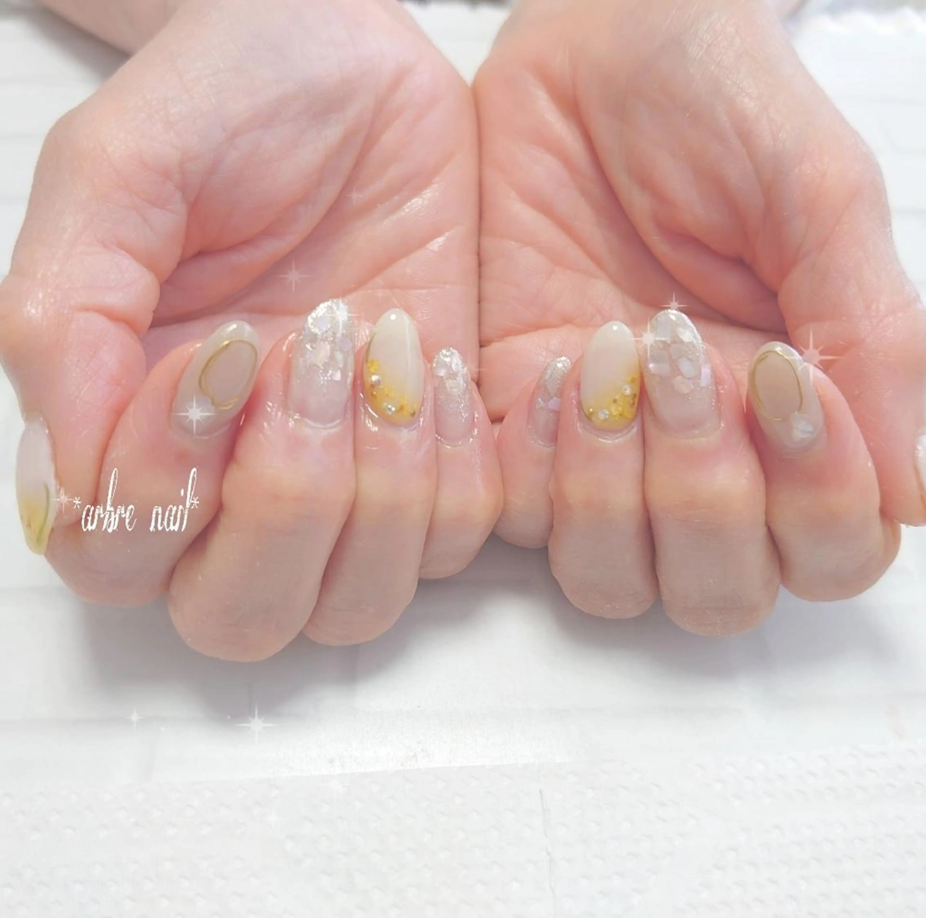 ネイル ＊arbre nail＊.アーブルネイル所属・✯.。 arbre  nail 。✯.のネイルデザイン