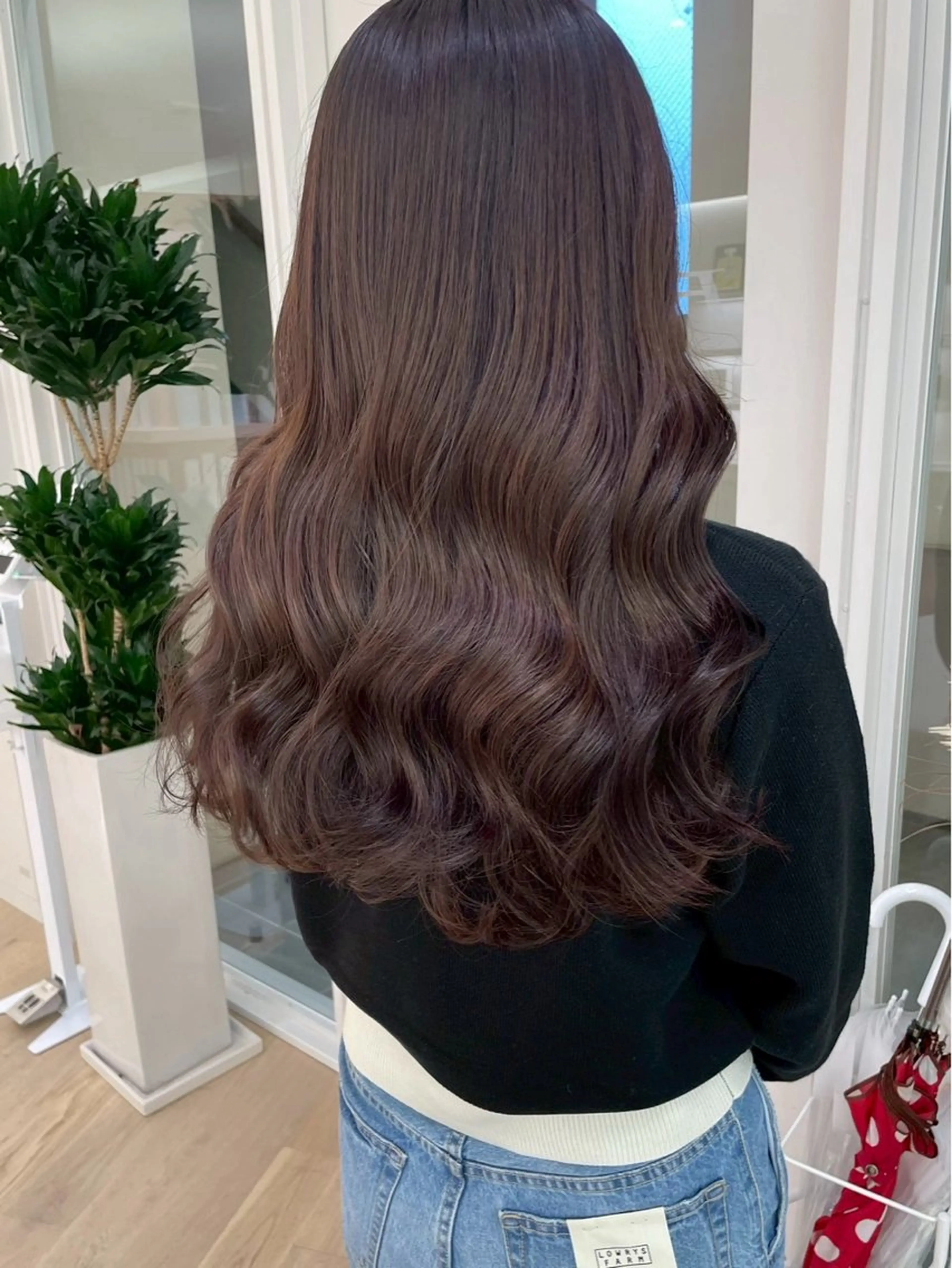 ロング カラー カット ヘアカラー ParveMix🎀 稲垣詞葉のヘアスタイル