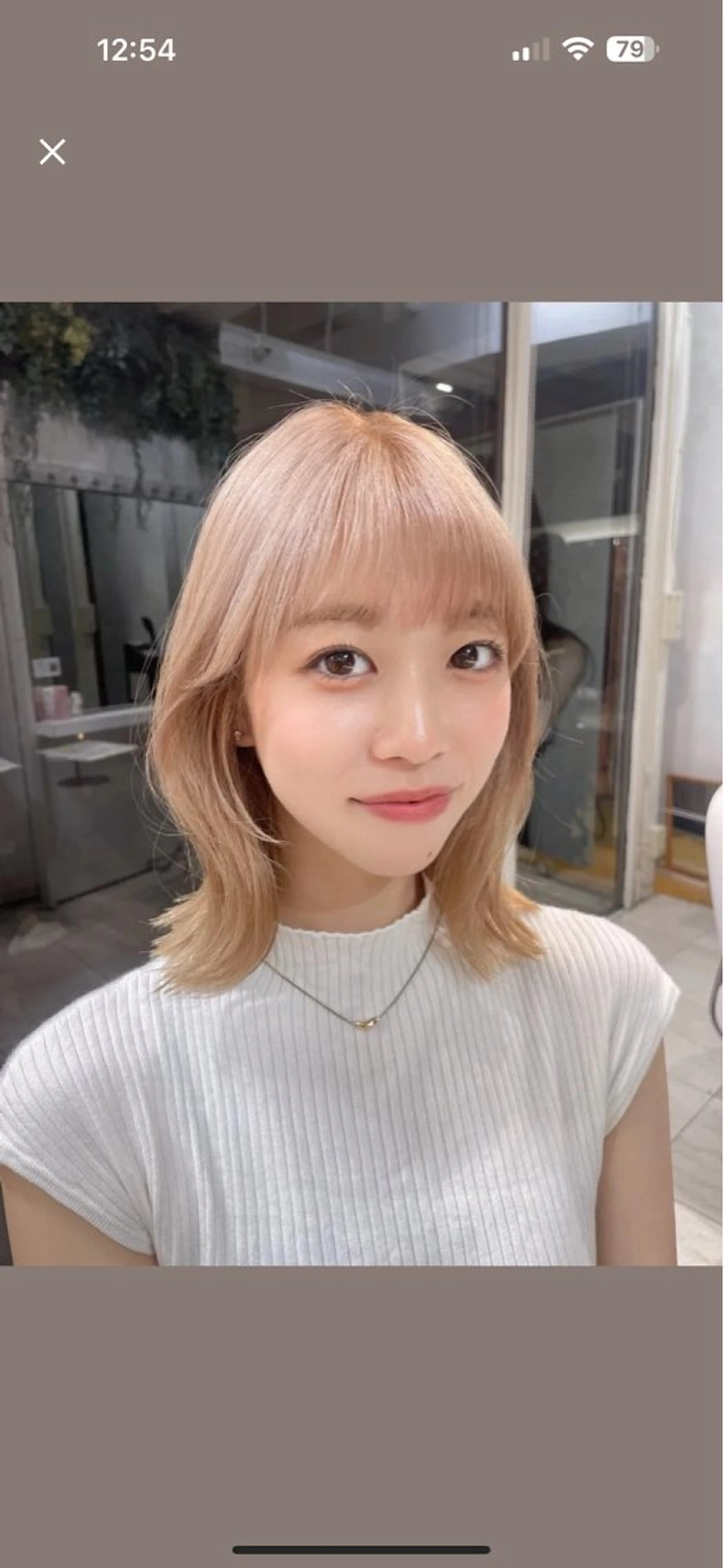 ミディアム カラー カット特化/似合わせ /なおき/表参道のヘアスタイル