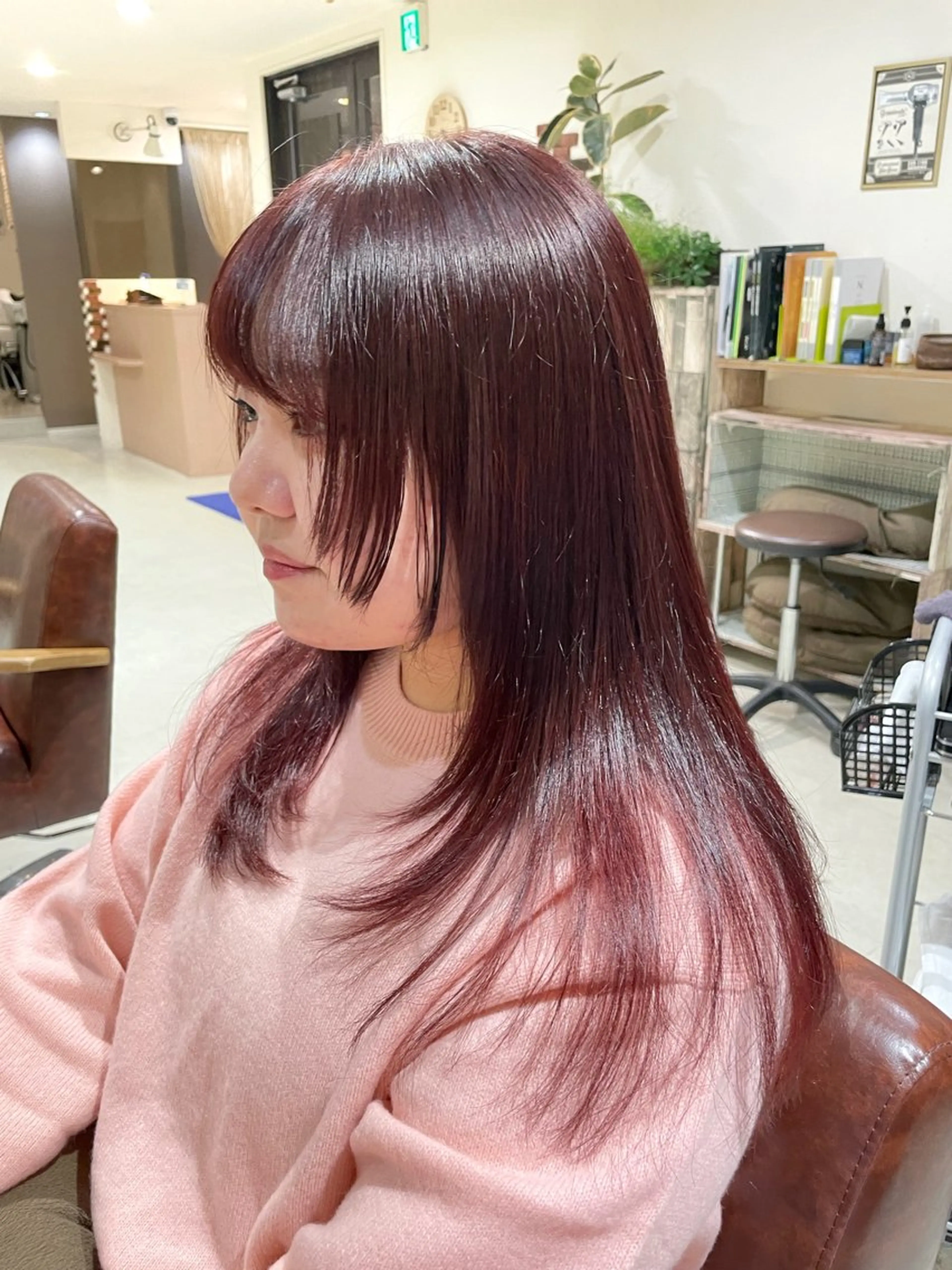 ロング カラー 姫カット レイヤーカット celeste所属・KAI RIKAのヘアスタイル