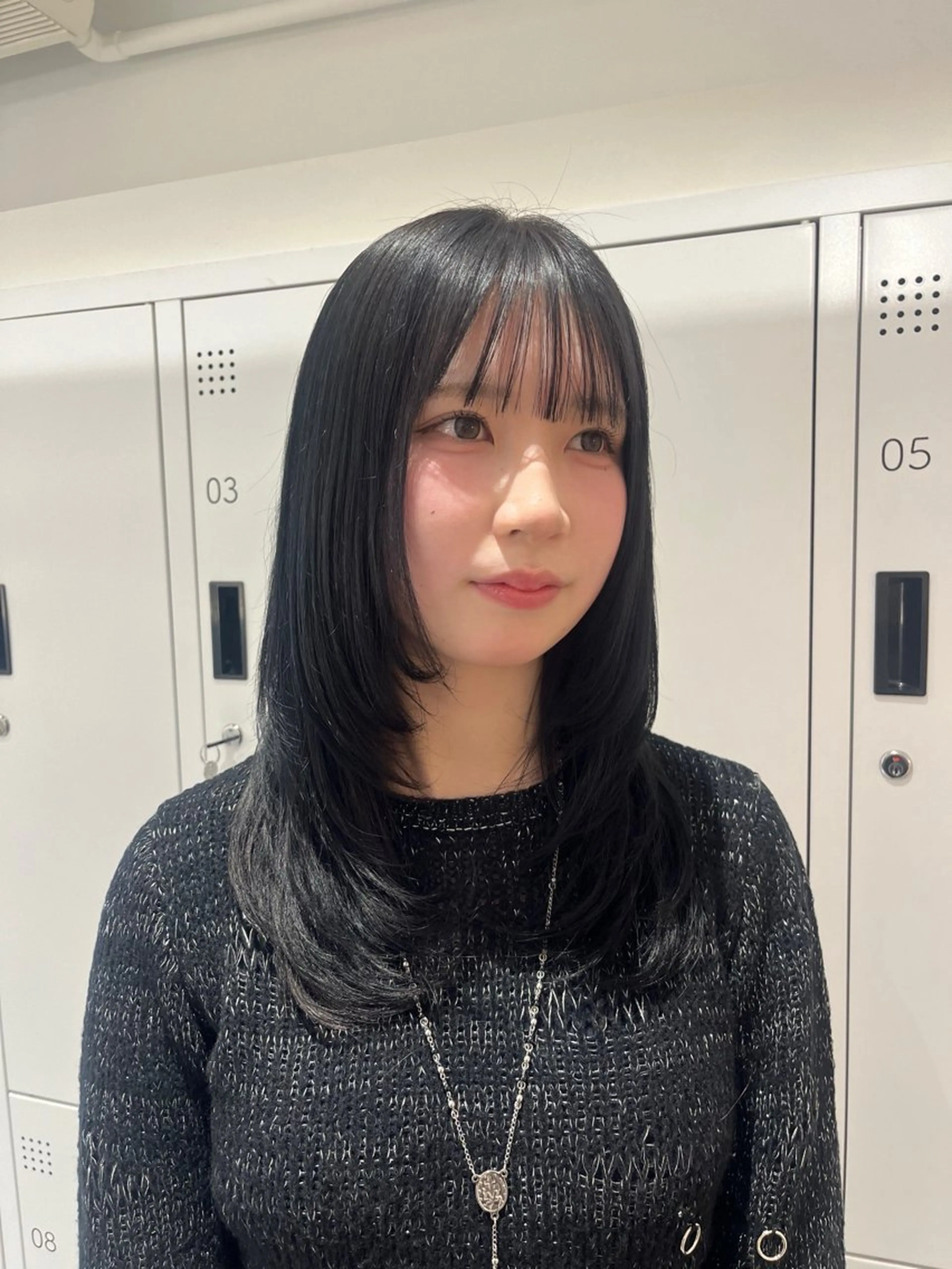 ロング カラー カット ヘアカラー トリートメント みう/仙台/暖色/ 艶髪/顔周りカット/のヘアスタイル