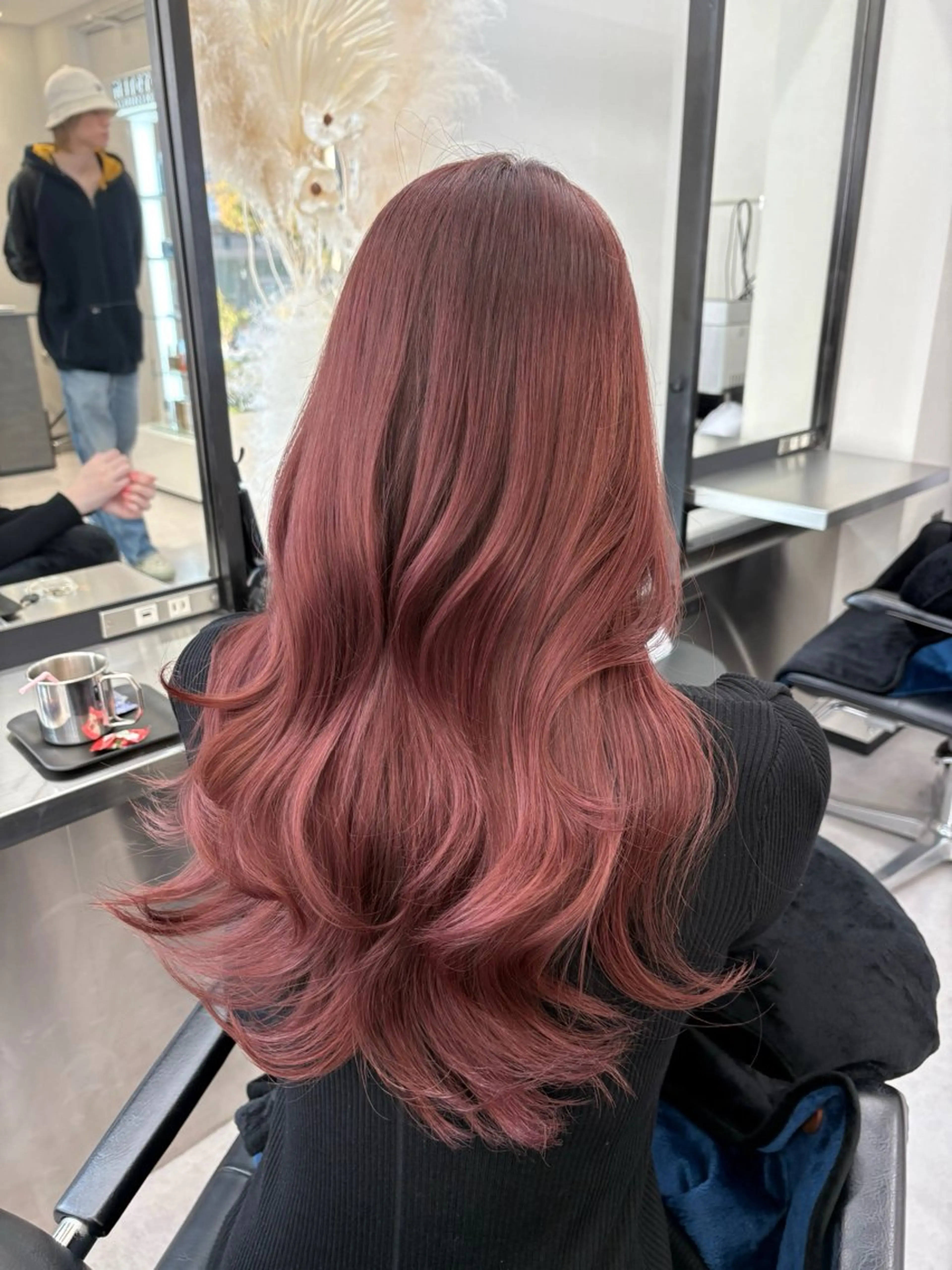 🉐ミニモ学割クーポン🉐🔥赤身撃退🔥透明感のある艶カラー&髪質改善トリートメントの写真