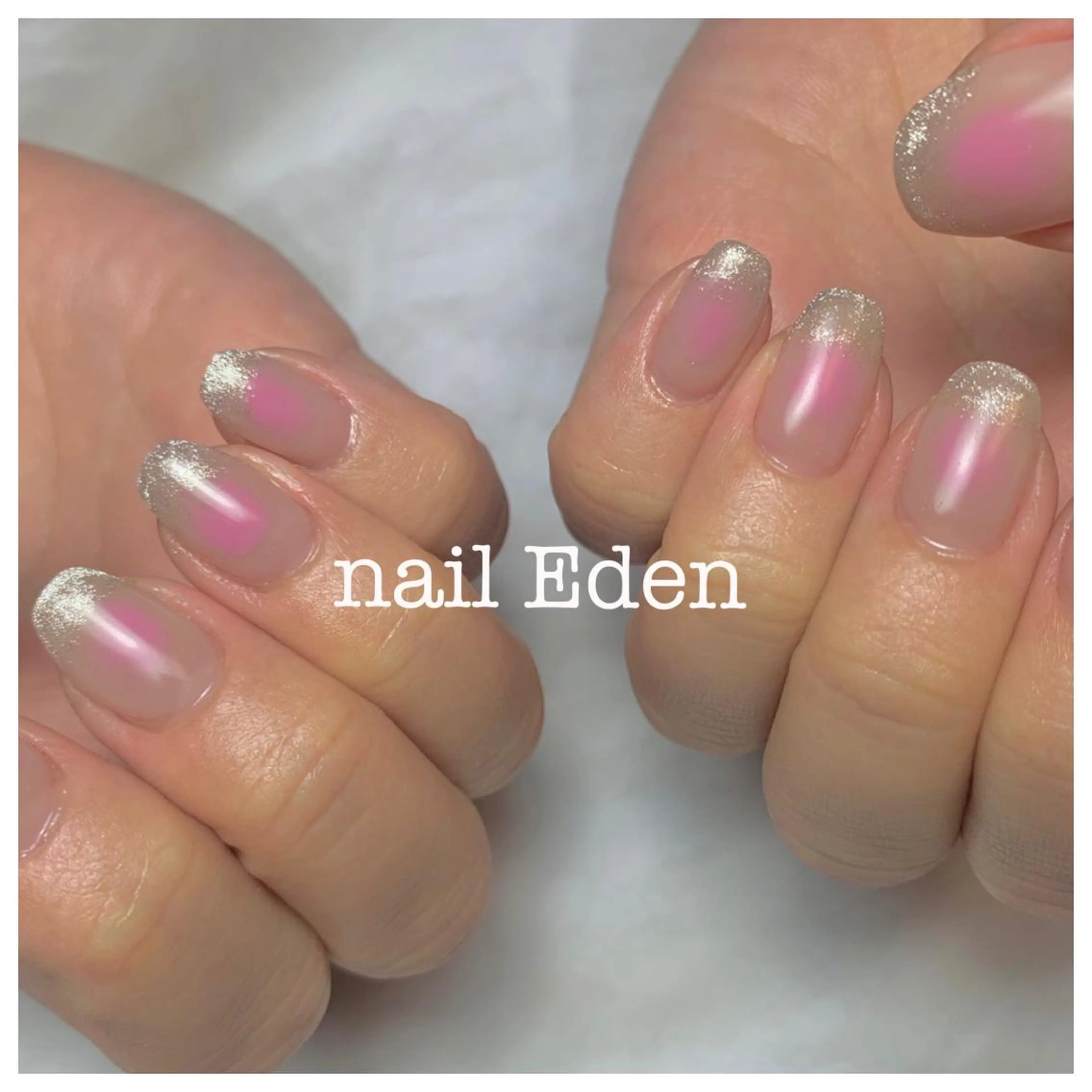 ネイル マグネットネイル 持ち込み ハンドネイル ハンドケア Eden　private nail saron所属・Eden ♾️のネイルデザイン