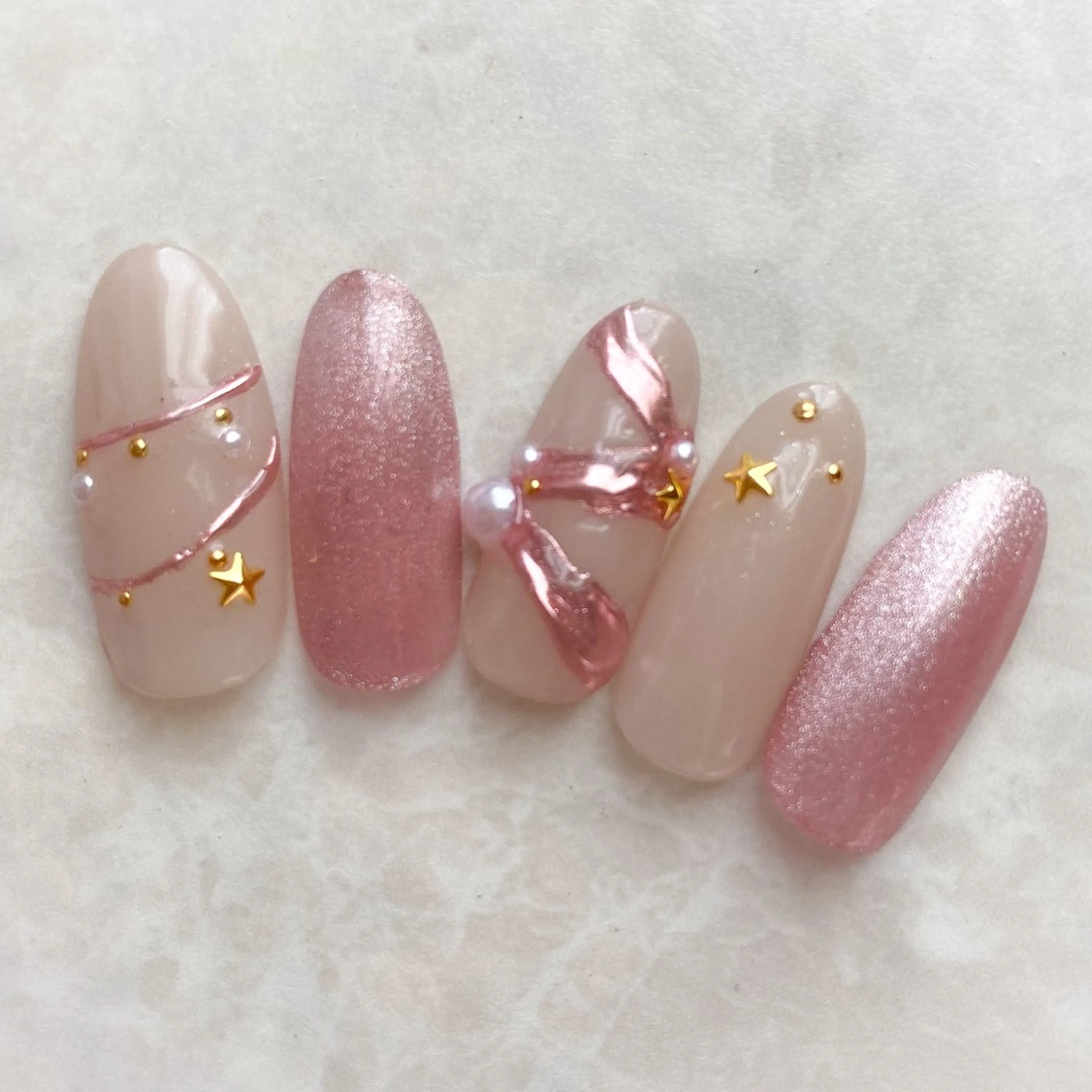 ネイル アートネイル シンプルネイル ネイル空間所属・muguet🎀 nailのネイルデザイン