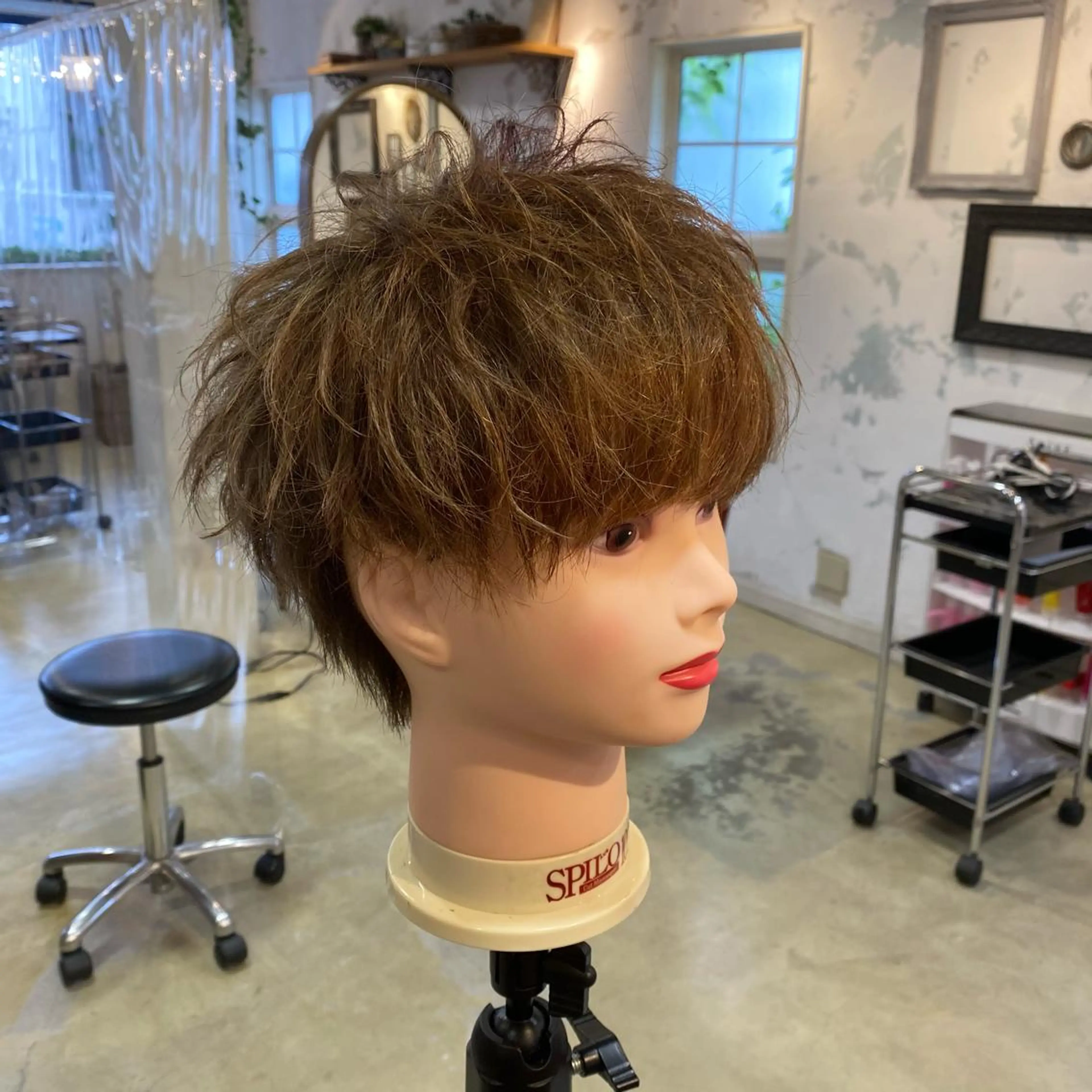 カラー パーマ メンズ マッシュ 刈り上げ 韓国レイヤーカット 🇰🇷千葉のヘアスタイル