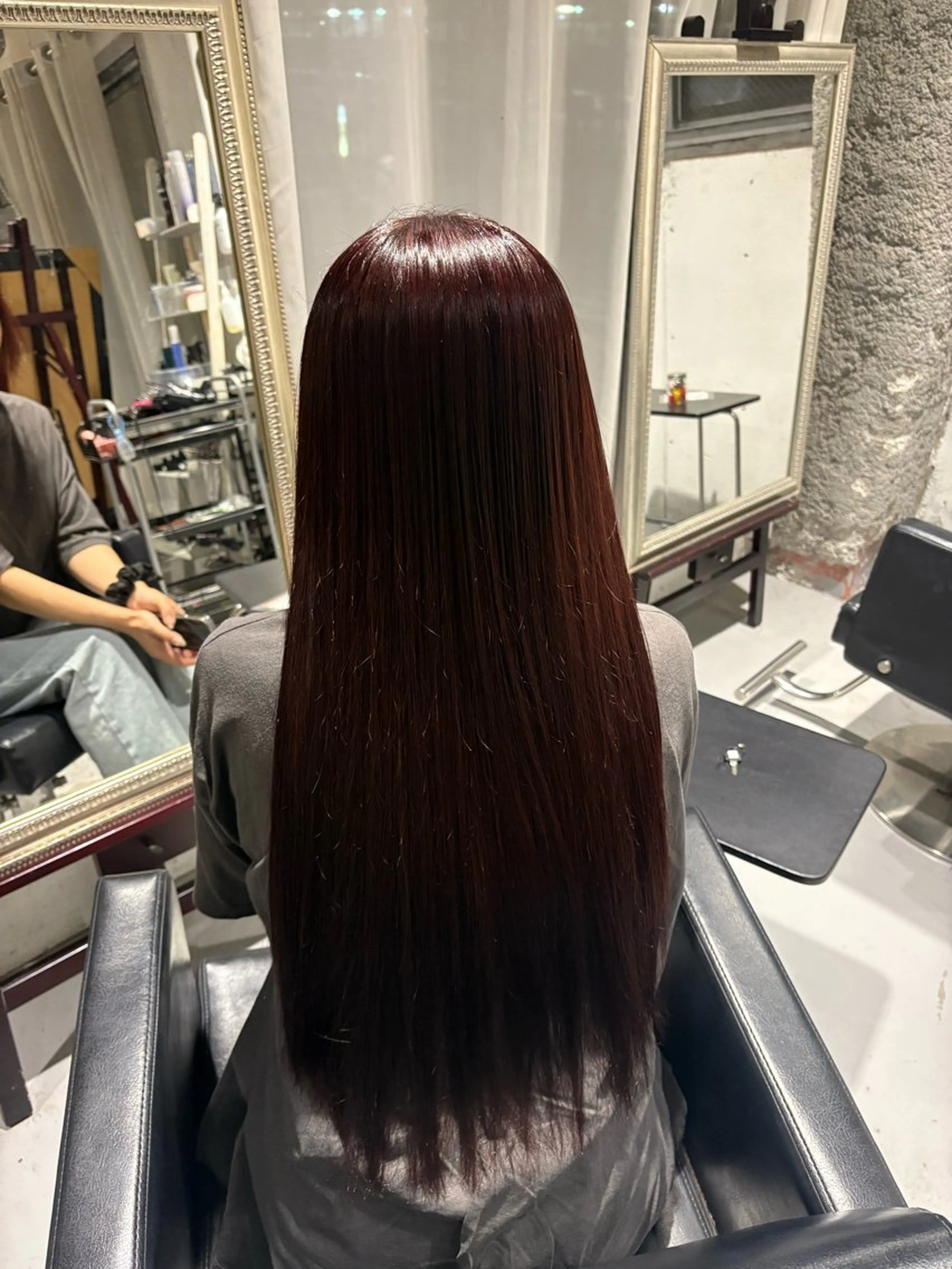 ロング ピンクブラウン ヘアカラー inc新小岩 🌱MANAMIのヘアスタイル