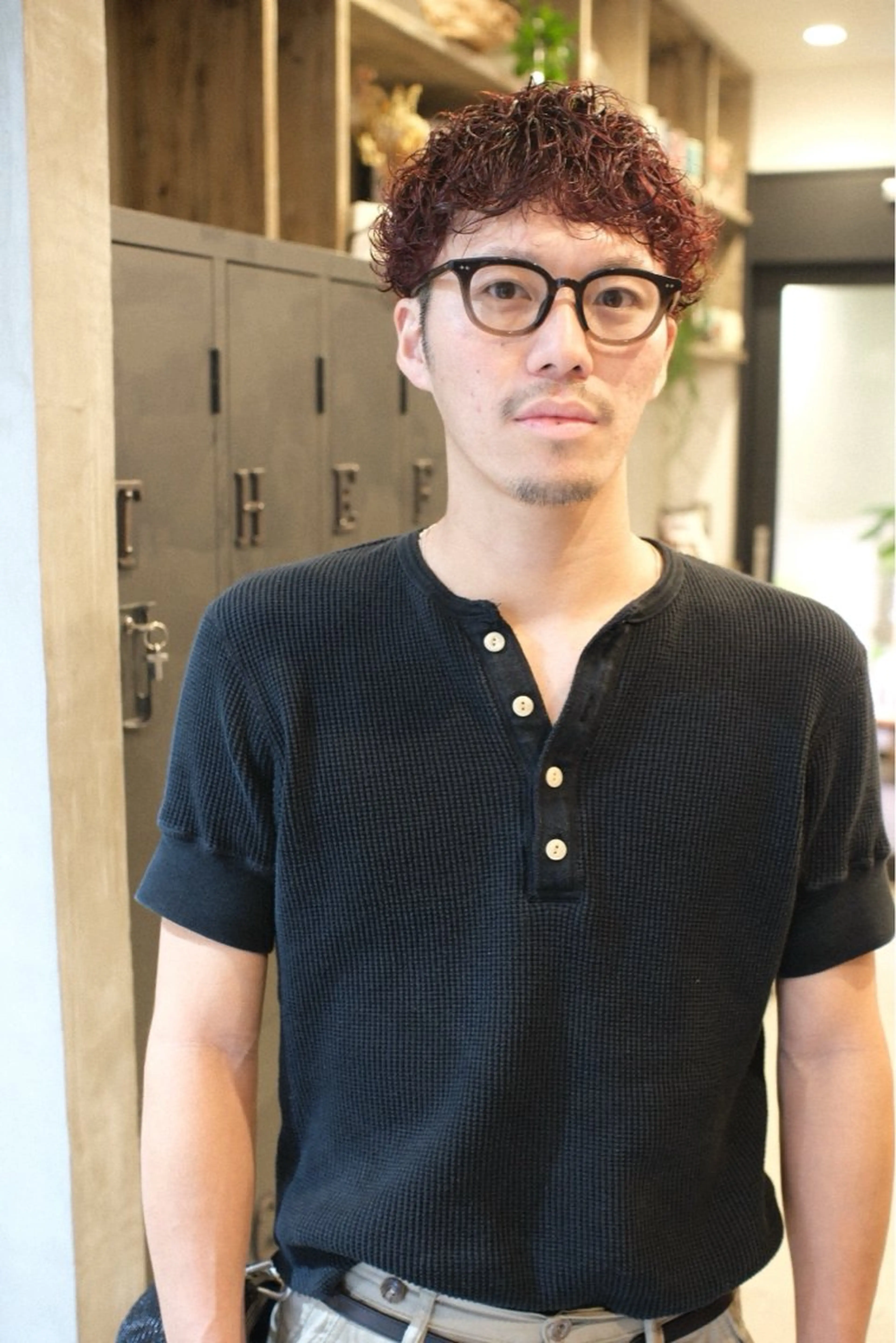 【ミニモメンズ限定】デザインカット＋デザインパーマの写真