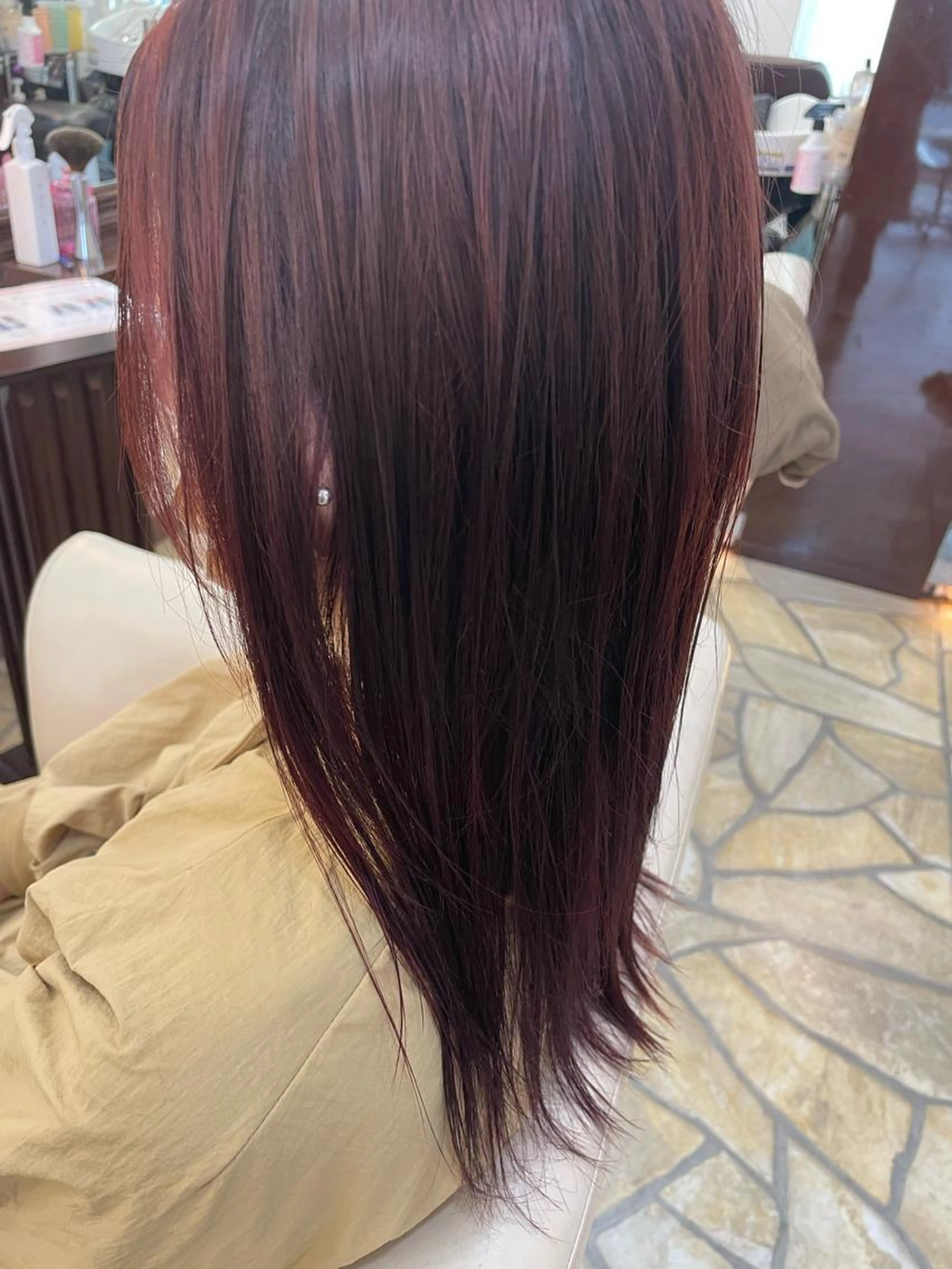 ファッションカラーor白髪染めカラー＋トリートメント🥰シャンプーブロー代込み🧴の写真