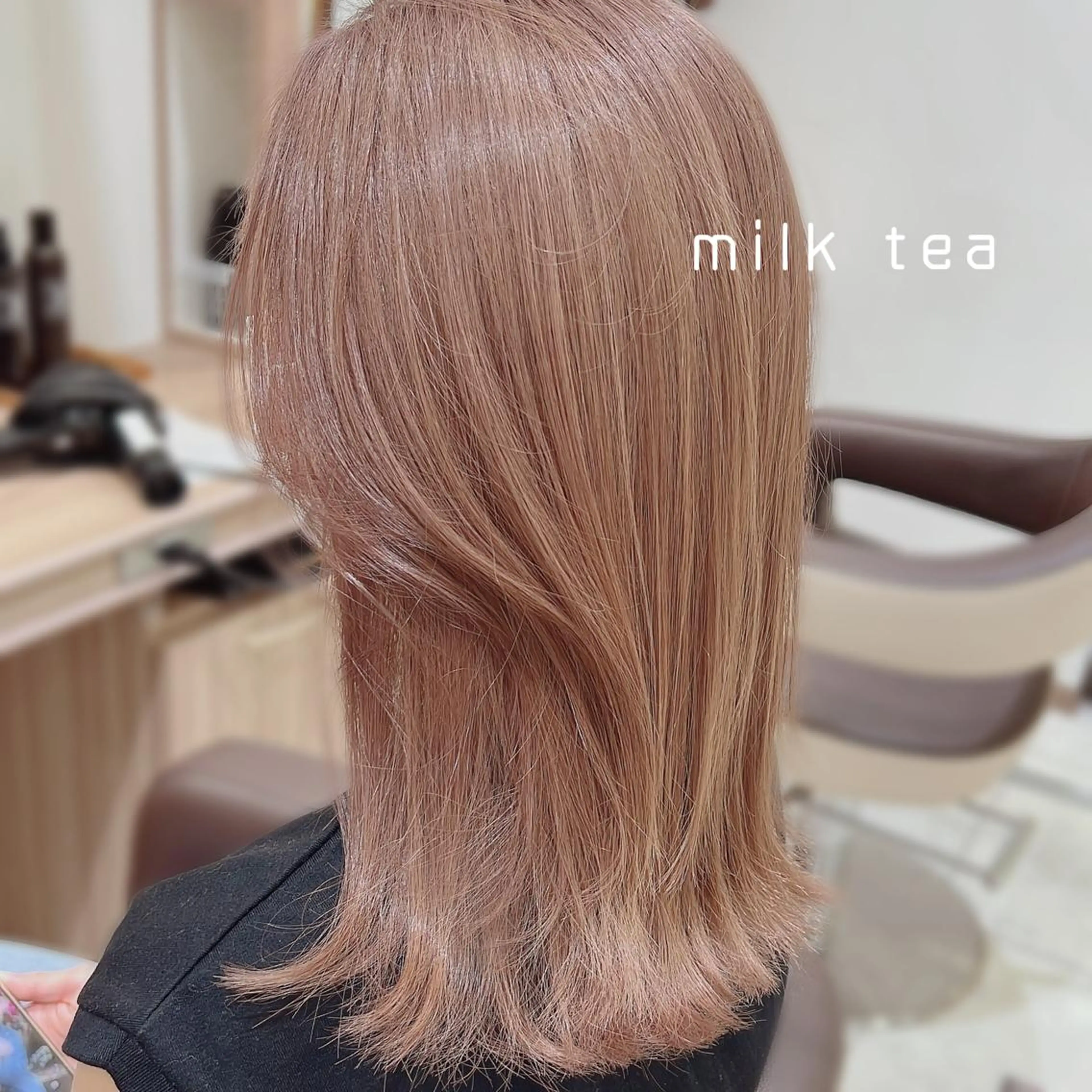 セミロング カラー teddy所属・レイヤーカット// メイのヘアスタイル