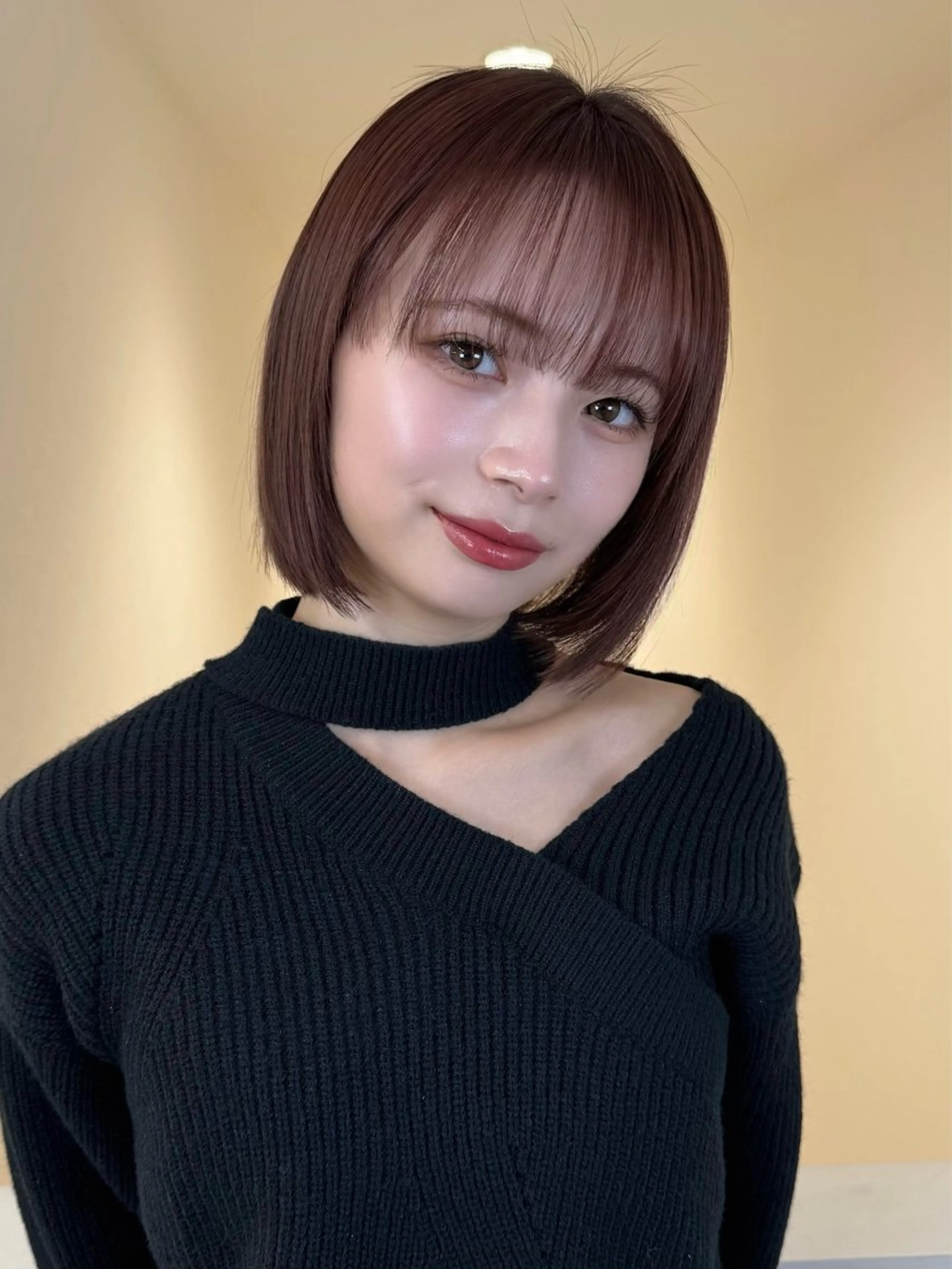 ショート カラー ヘアカラー トリートメント AITOKYO Ｓ渋谷所属・渋谷/ハイトーン/ ブリーチ/歩夢のヘアスタイル