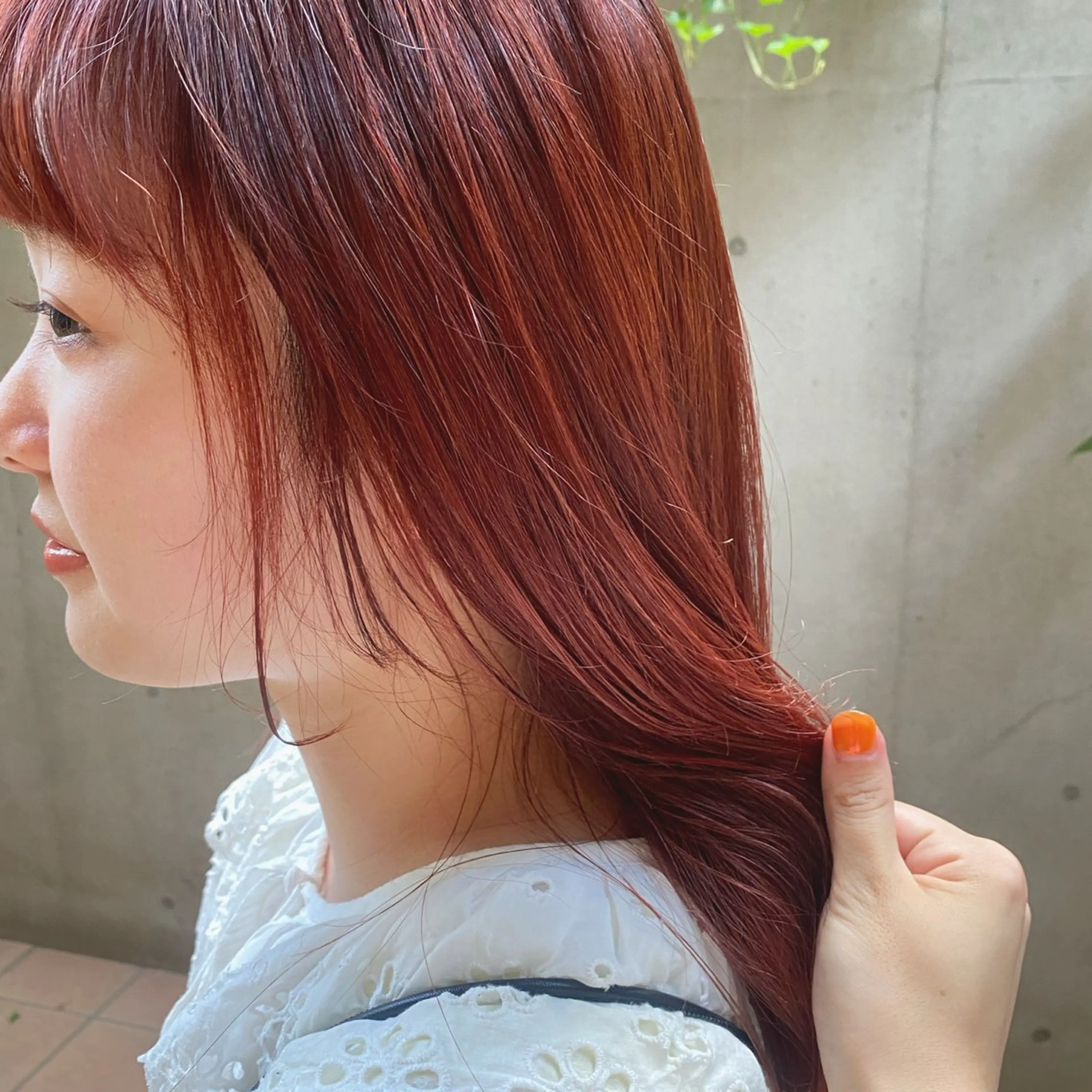 ミディアム ヘアカラー トリートメント なみまきパーマ/ボブ パーマ🌼杉田 萌恵のヘアスタイル