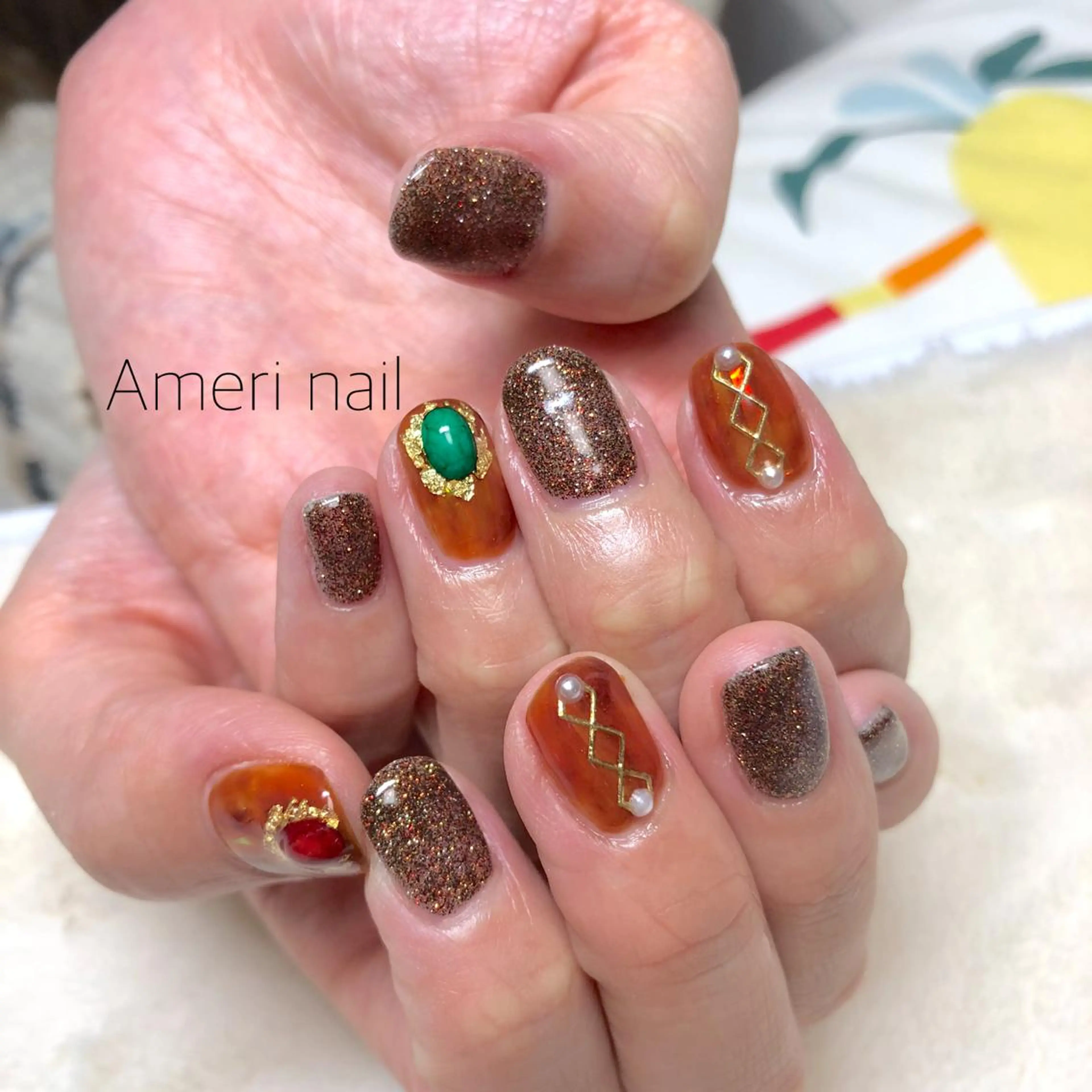 ネイル ハンドネイル Ameri nail /UKIのネイルデザイン