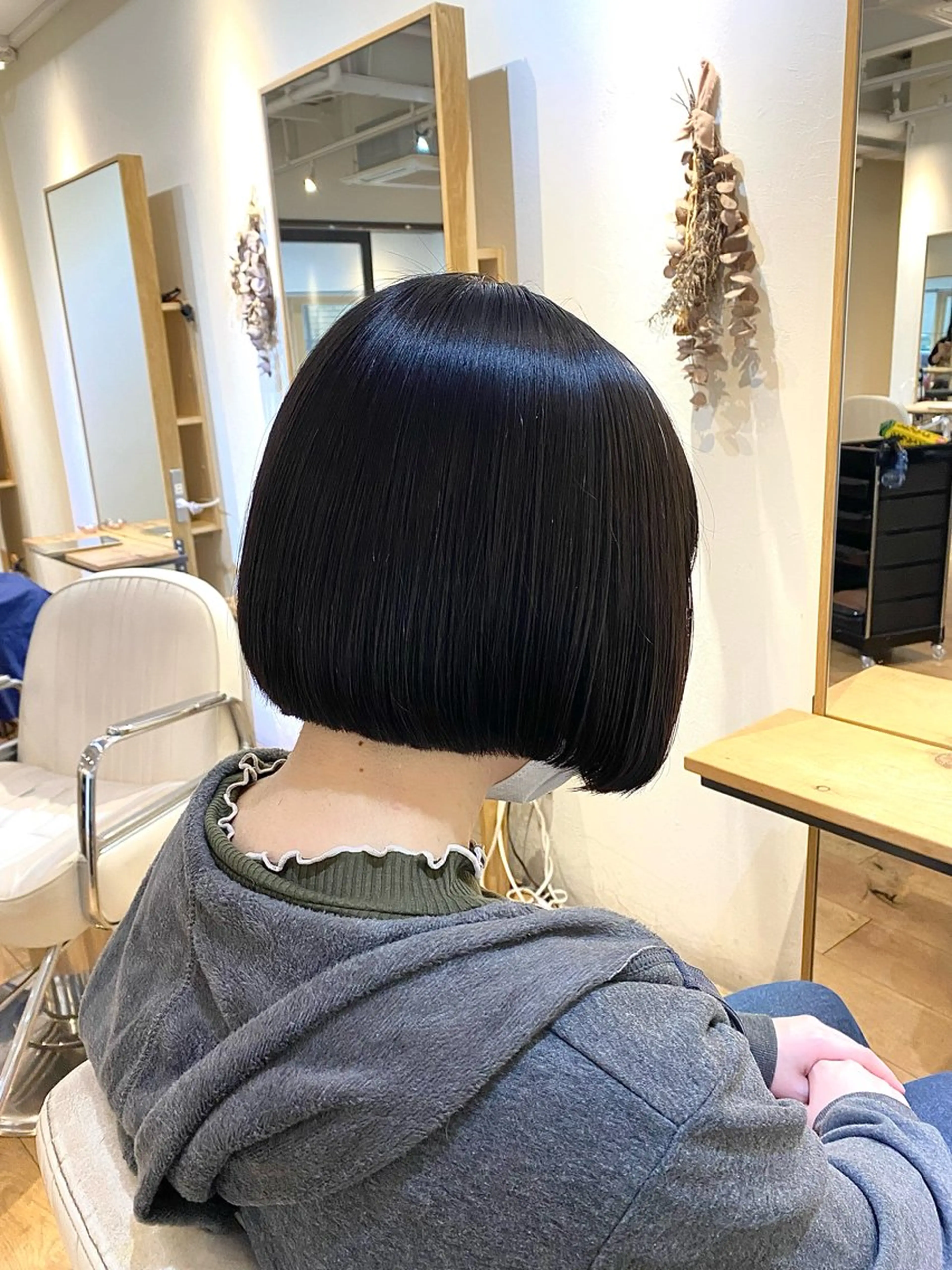 【minimo限定クーポン❗️】白髪染めグレーカラー＋TOKIOトリートメント🌈の写真