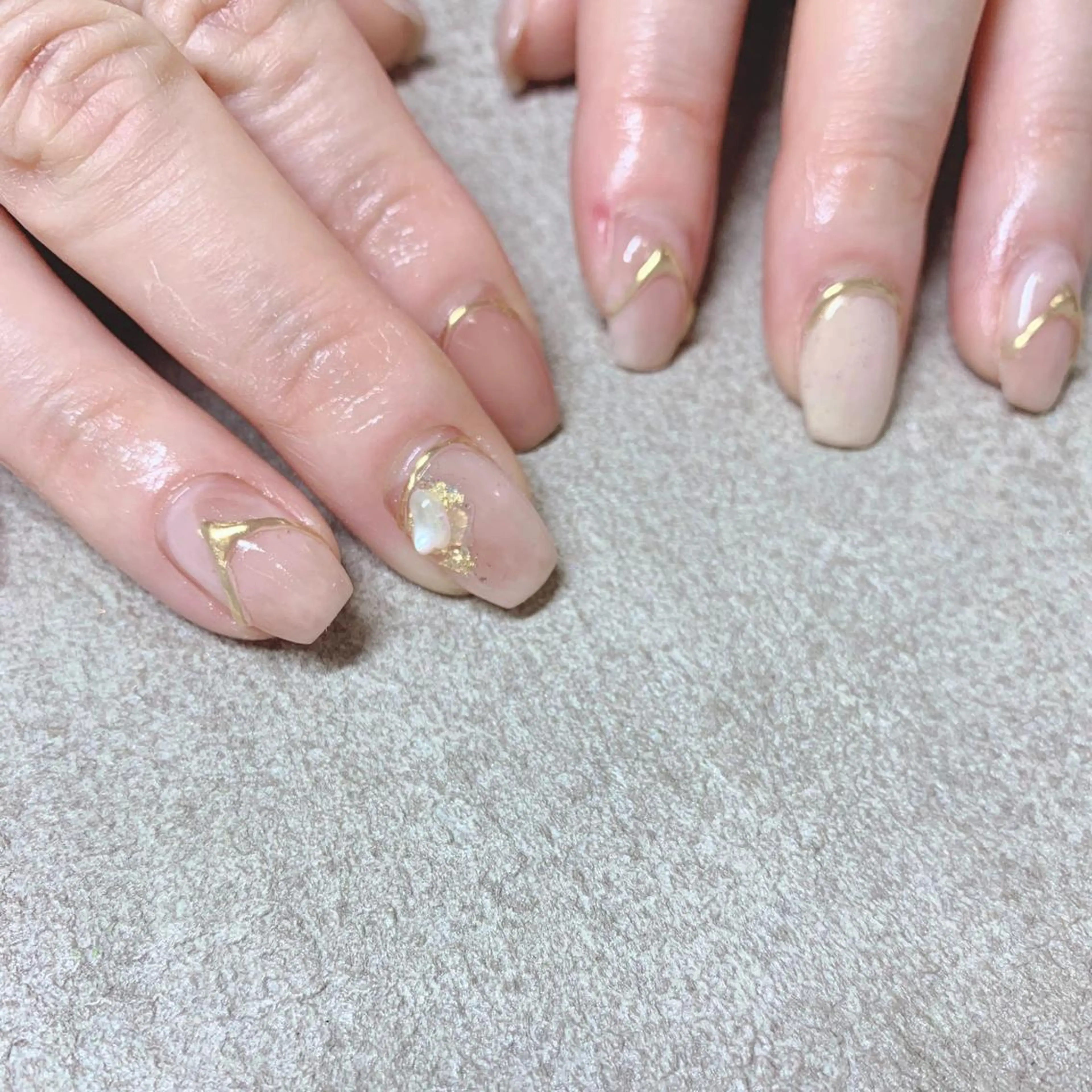 カラー ネイル ハンドネイル Cozy_ ilumのネイルデザイン