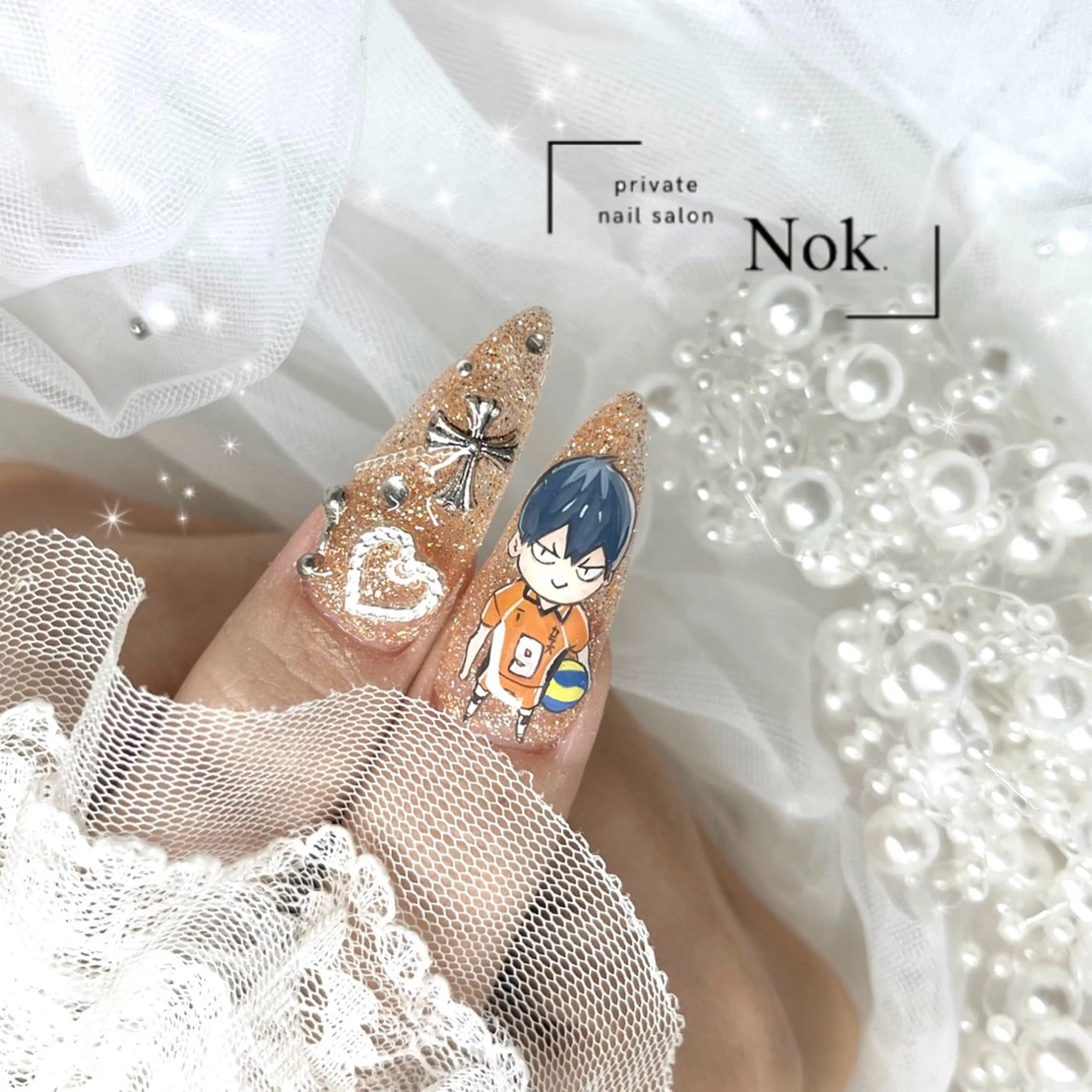 ネイル ハンドネイル 池袋痛ネイル Nok. 渡辺のネイルデザイン