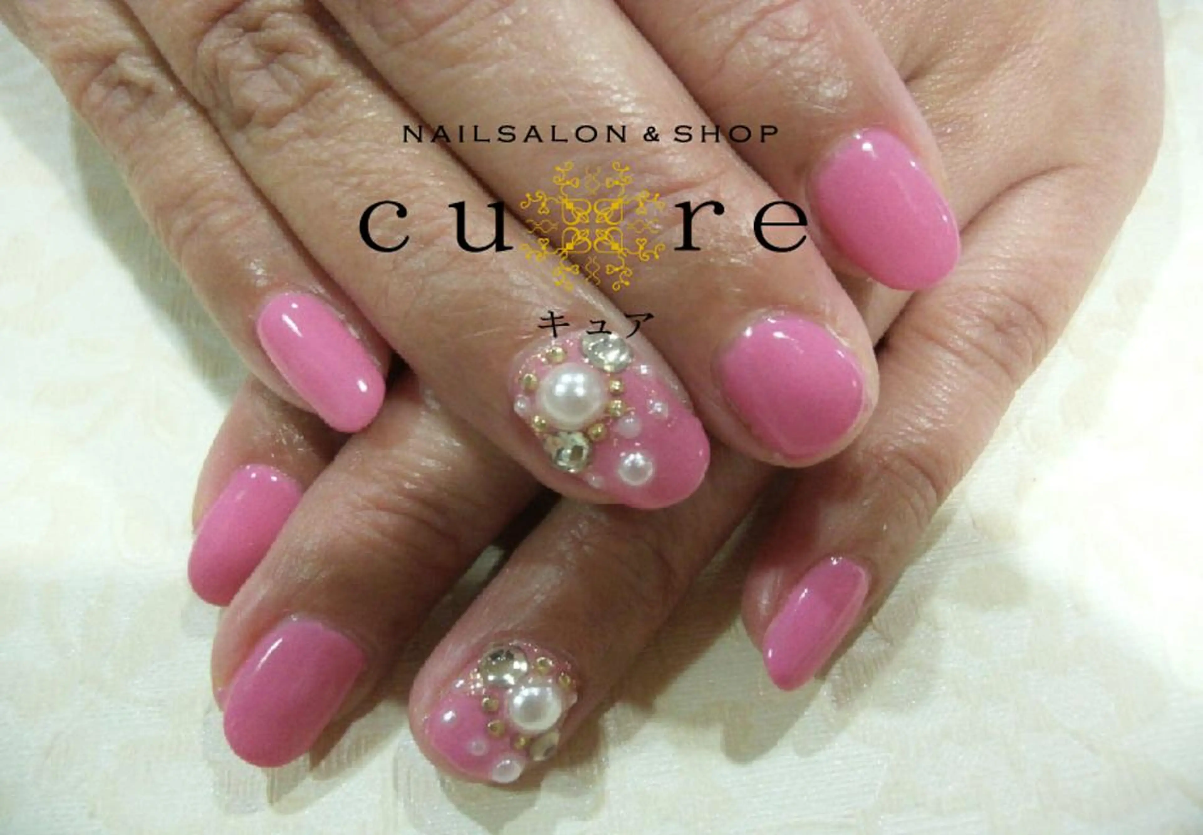ショート ネイル ハンドネイル ネイルサロン Cureのネイルデザイン