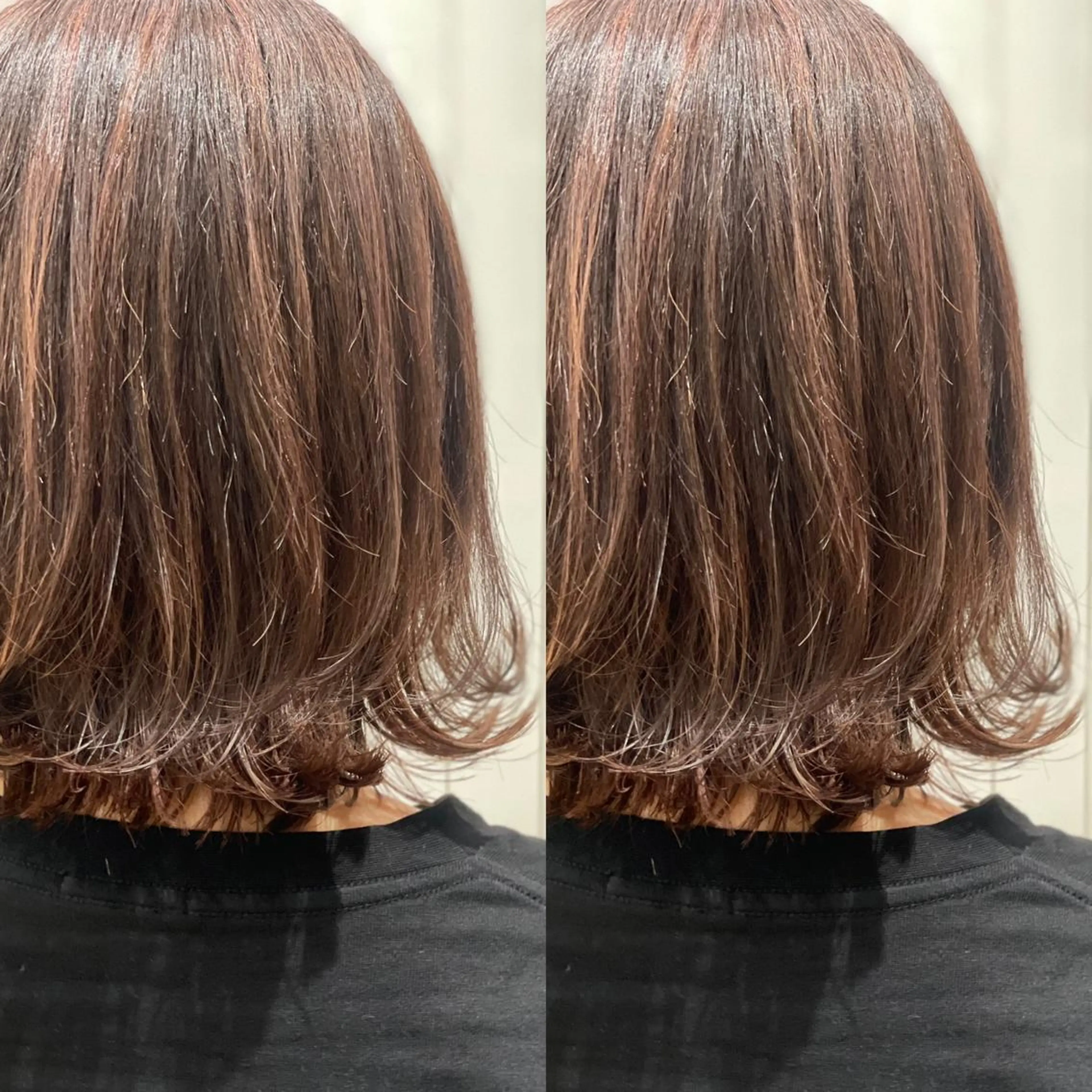 ミディアム ボブ レイヤーカット Snaly カラー特化ページのヘアスタイル