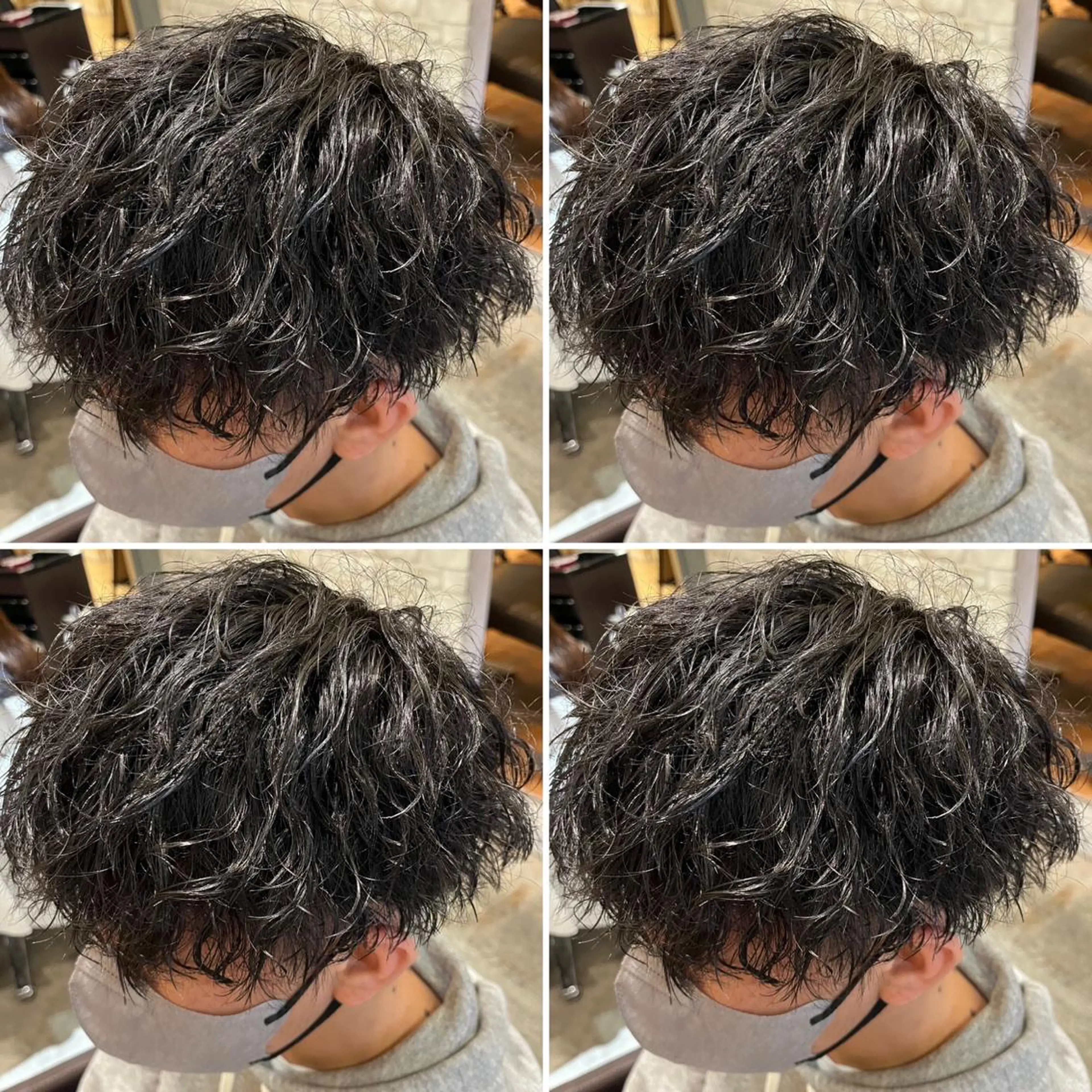 パーマ メンズ カット パーマ トリートメント ヘアセット 👑メンズパーマ特化 店長望月謙二郎👑のヘアスタイル
