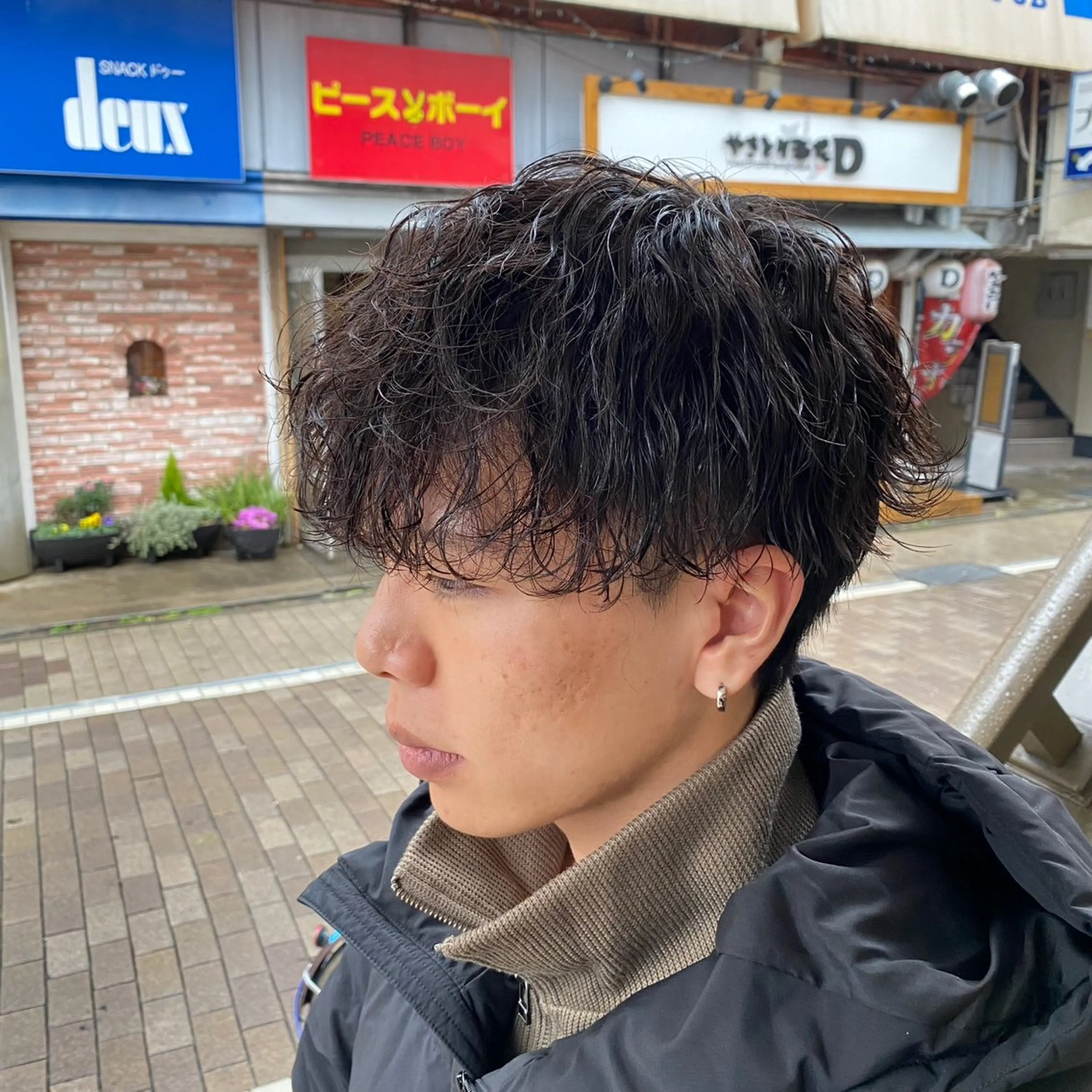 パーマ カット パーマ ミモリ ユウタのヘアスタイル